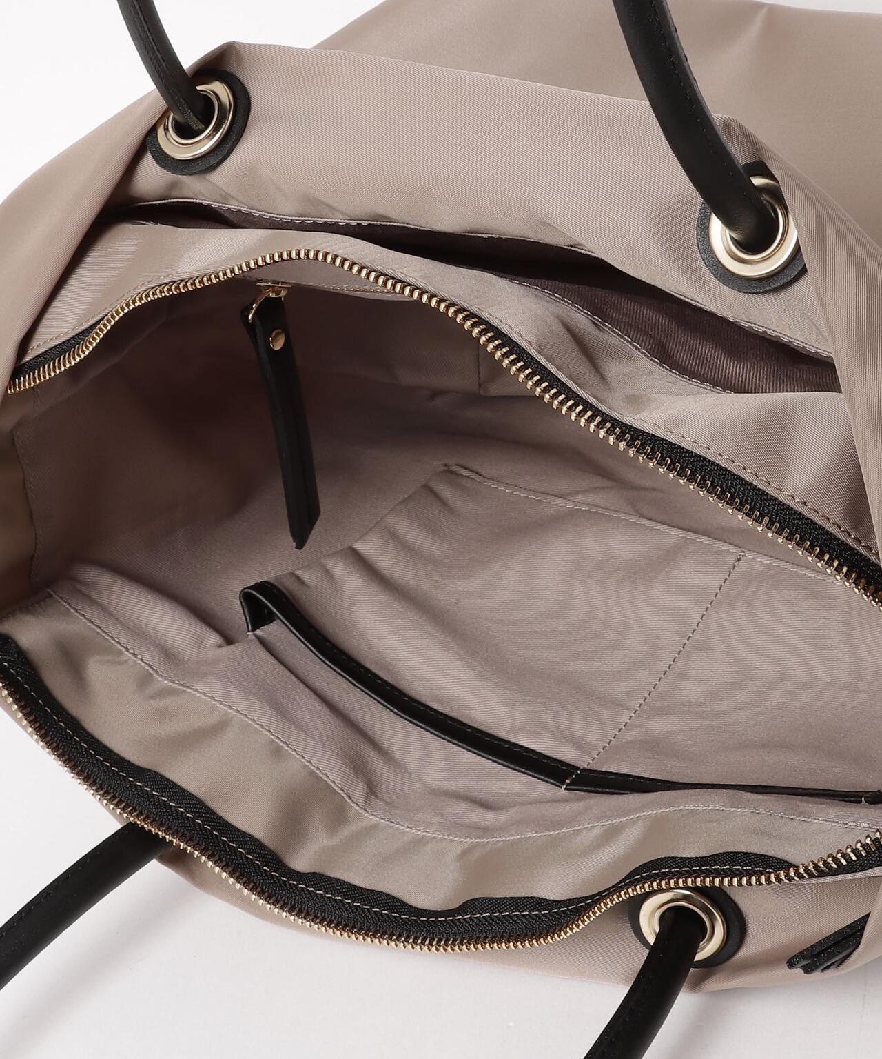 VIOLAd’ORO (ヴィオラドーロ) ノットハンドルナイロントートM サイズ/BIANCA / V-2175