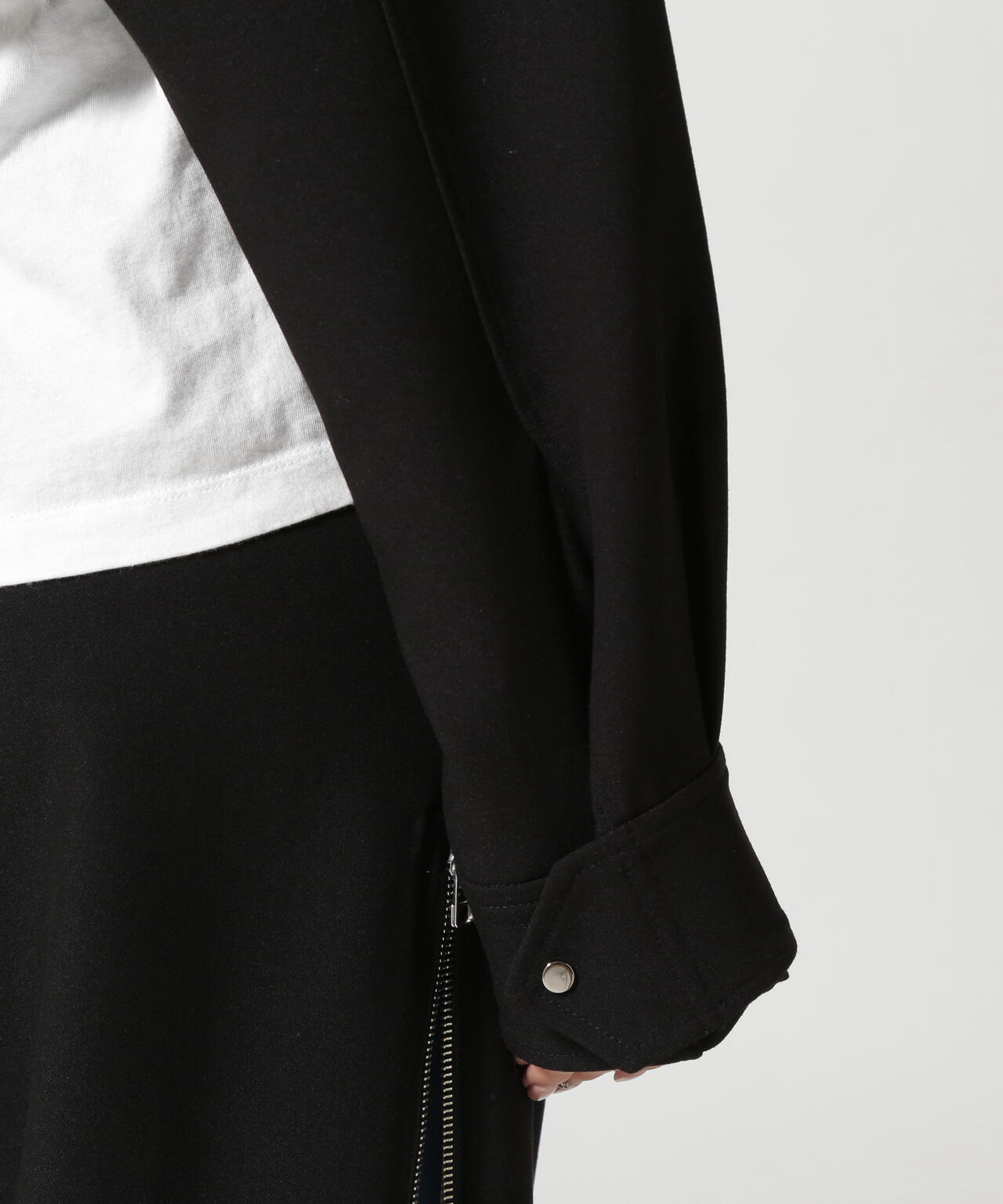 CASANE（カサネ）別注イレギュラーヘムジップシャツ | B'2nd（ビー