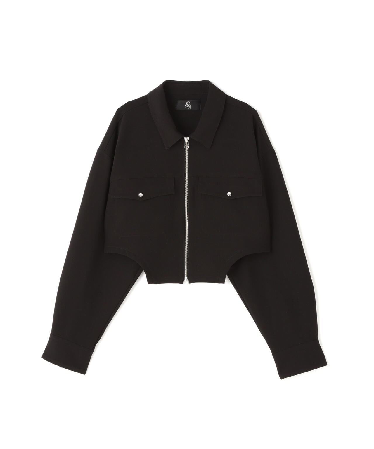 ビーセカンド（B’2nd）/CASANE（カサネ）別注イレギュラーヘムジップシャツ CASANE（カサネ）別注イレギュラーヘムジップシャツ | B'2nd（ビー