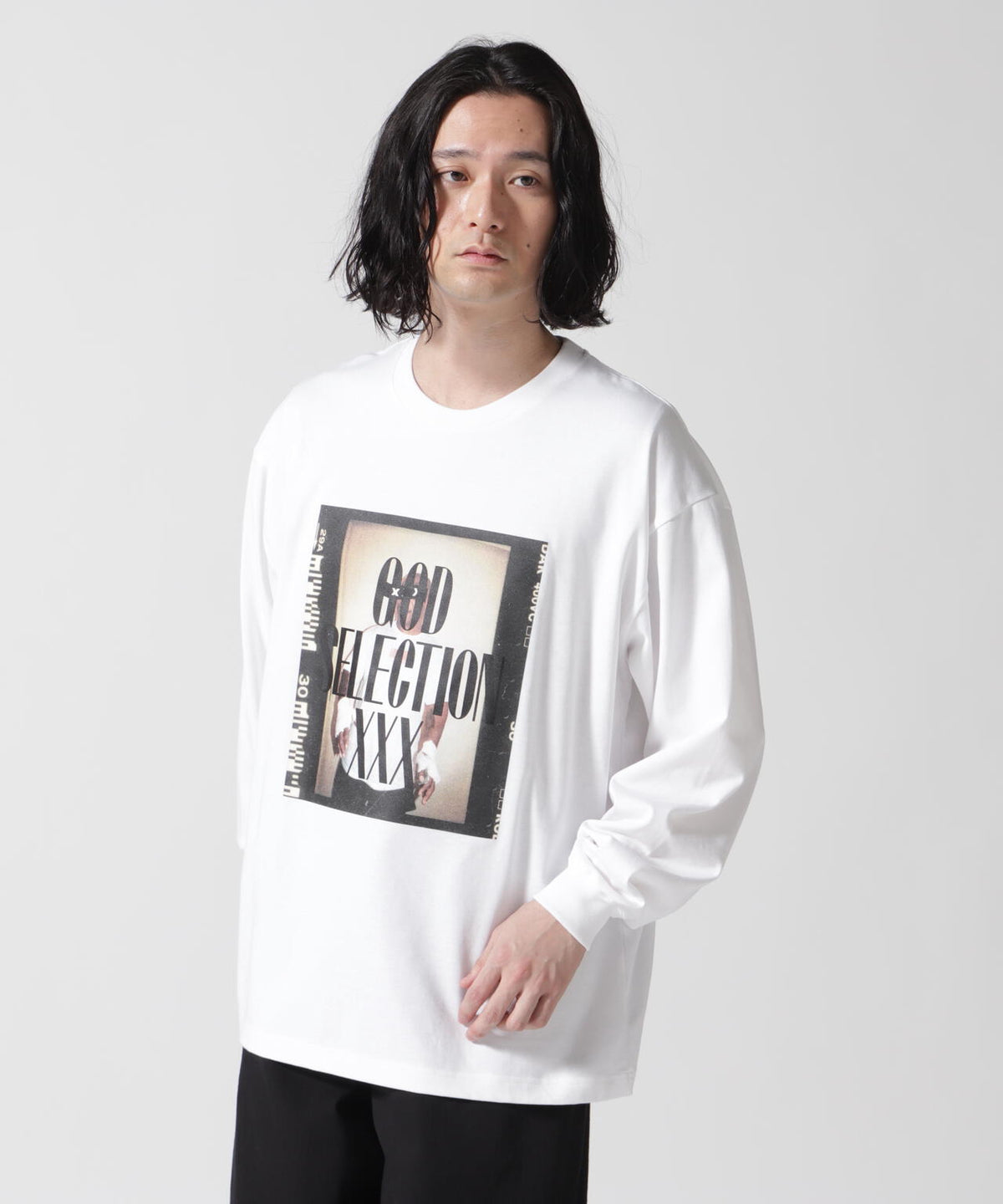 GOD SELECTION XXX/LONG SLEEVE T-SHIRT GX-A25-LT-07 | B