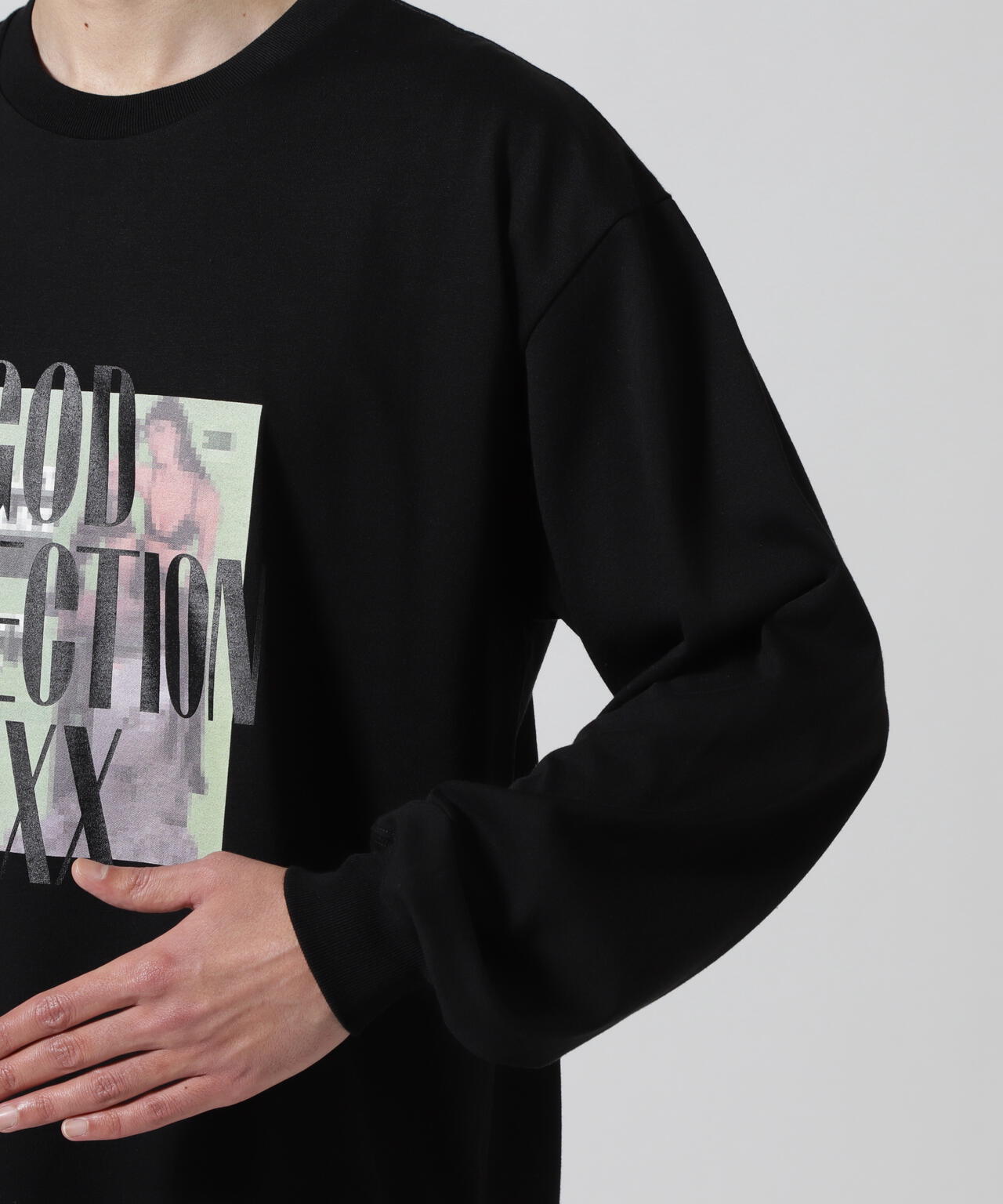 GOD SELECTION XXX / MOSAIC LONG SLEEVE T-SHIRT GX-A25-LT-09 | B