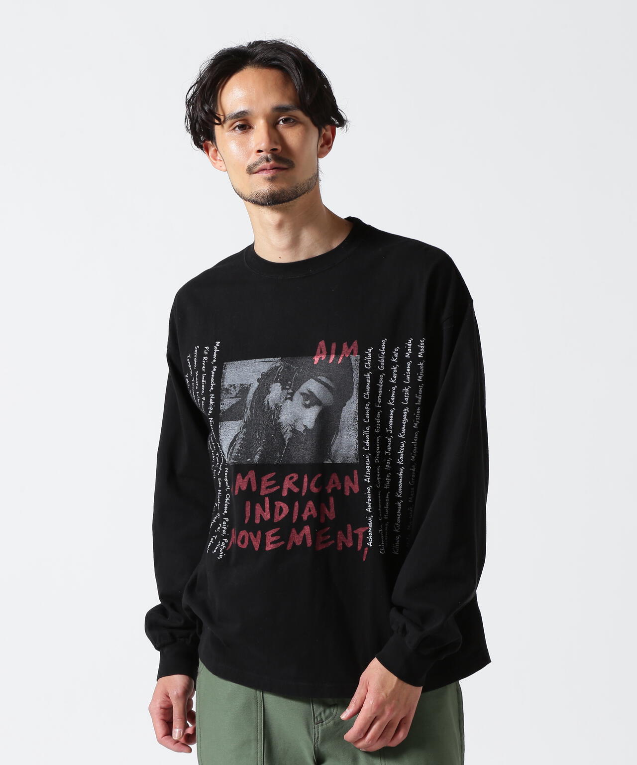 ビーセカンド（B’2nd）/REMI RELIEF(レミレリーフ) 別注20／−天竺ロンＴ（INDIAN） REMI RELIEF(レミレリーフ) 別注20/-天竺ロンT（INDIAN） | B'2nd