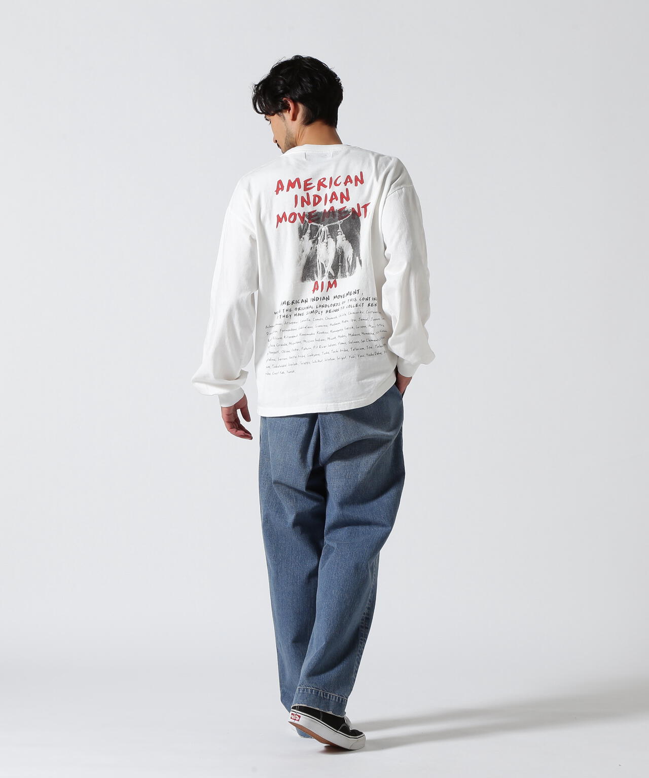 REMI RELIEF(レミレリーフ) 別注20/-天竺ロンT（INDIAN） | B