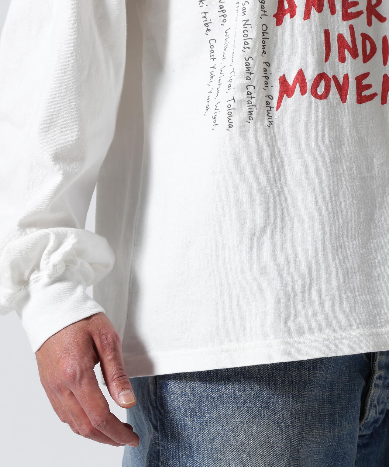 REMI RELIEF(レミレリーフ) 別注20/-天竺ロンT（INDIAN） | B