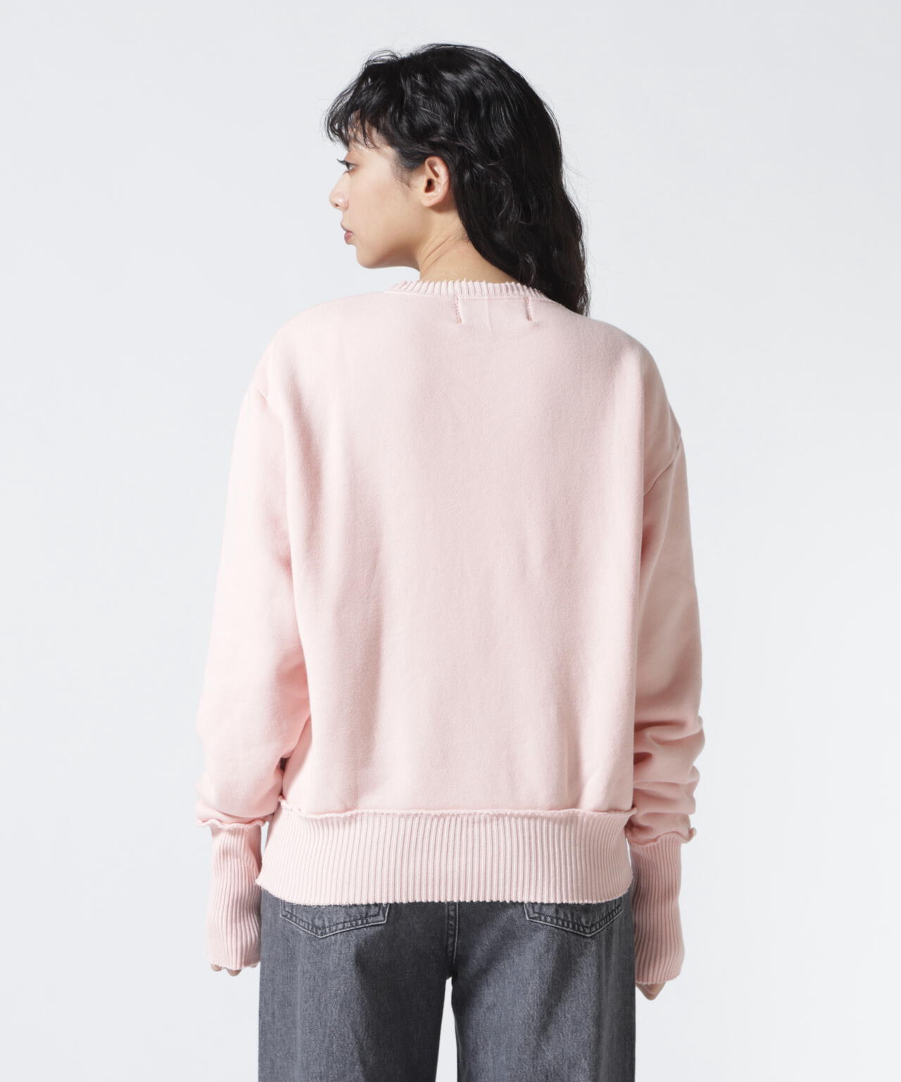 PERFECT RIBS（パーフェクトリブズ）Relax Pocket Crew Neck Sweat | B