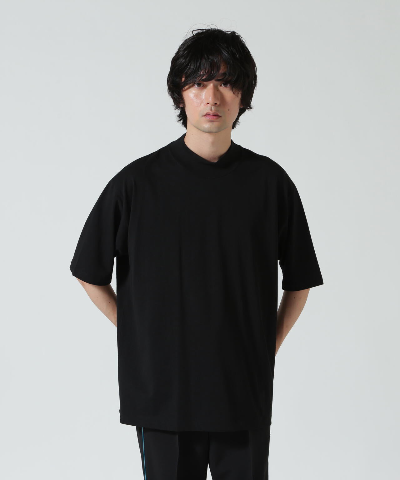 ATON (エイトン)DRY COTTON JERSEY | MOCKNECK T-SHIRT