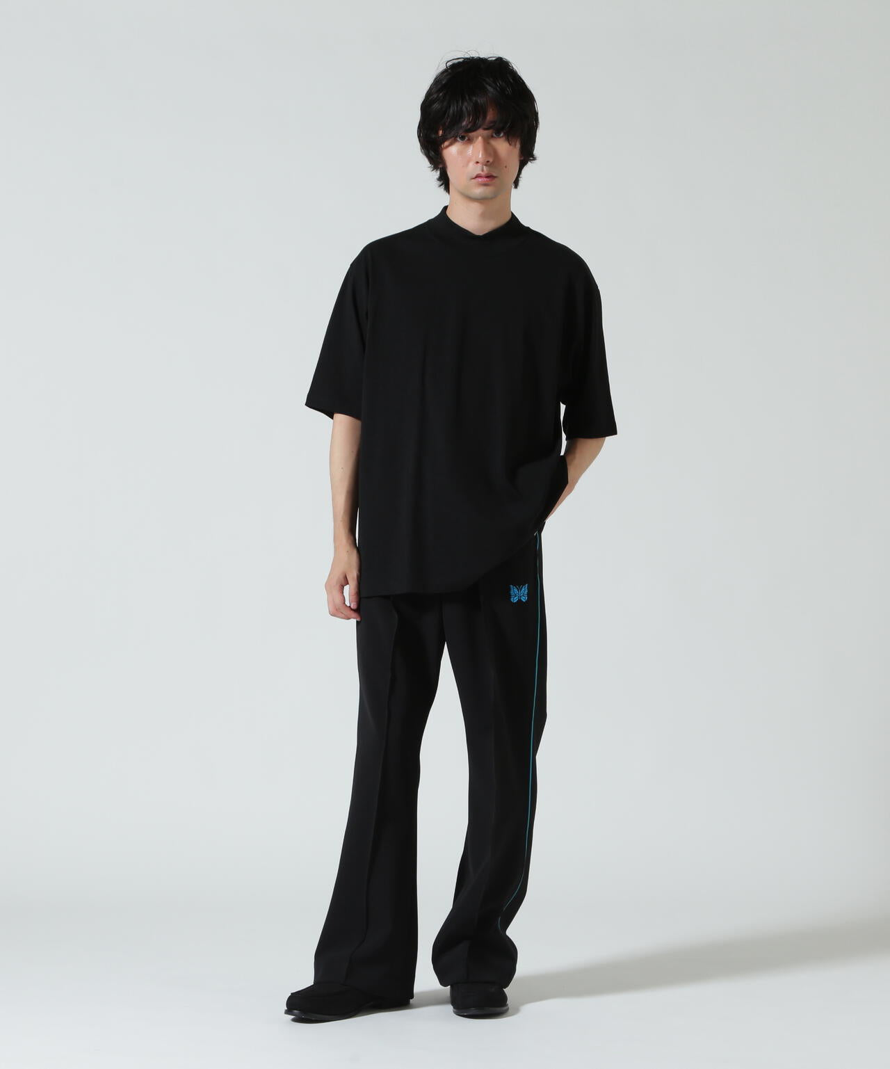 ATON (エイトン)DRY COTTON JERSEY | MOCKNECK T-SHIRT
