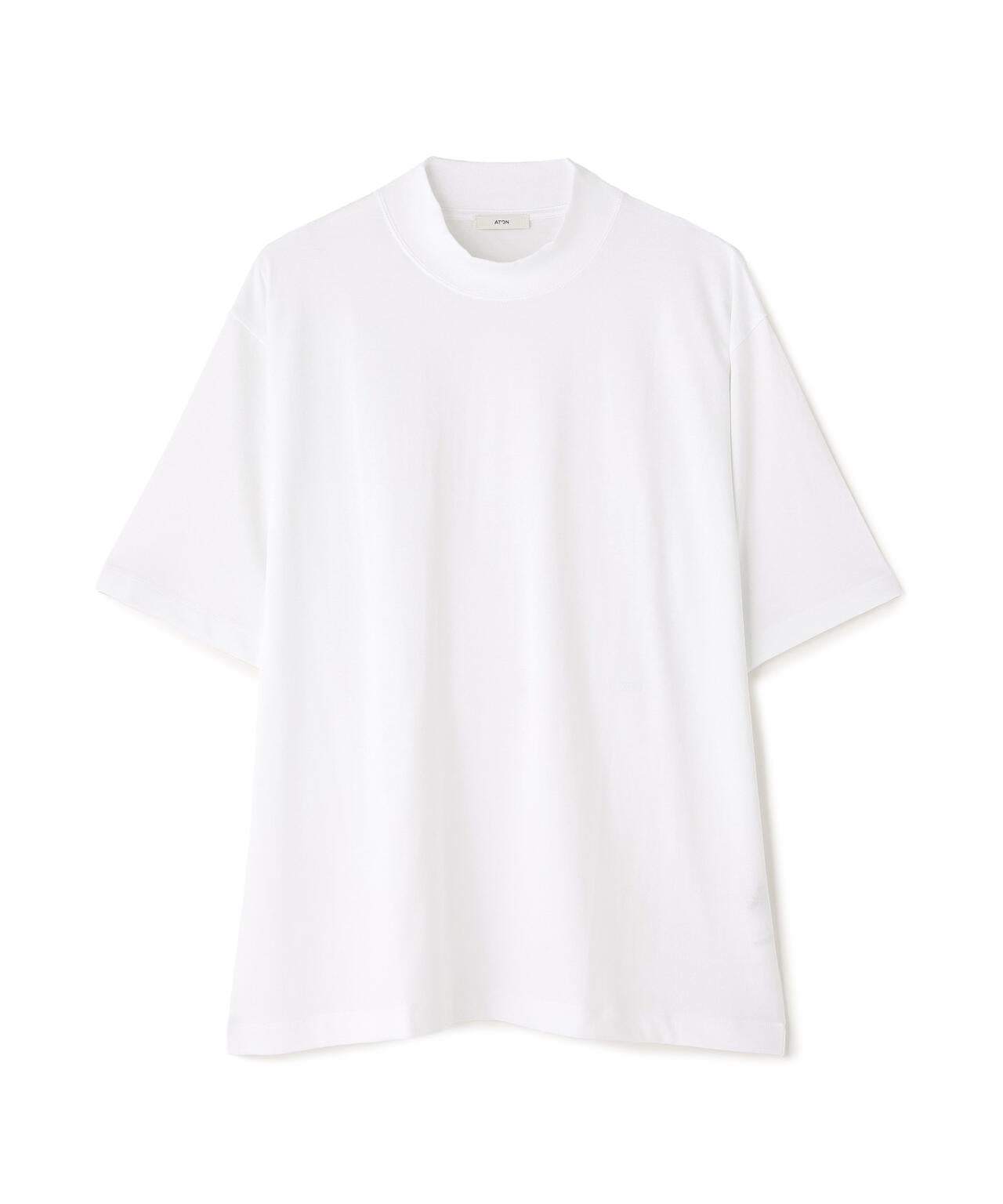 ATON (エイトン)DRY COTTON JERSEY | MOCKNECK T-SHIRT