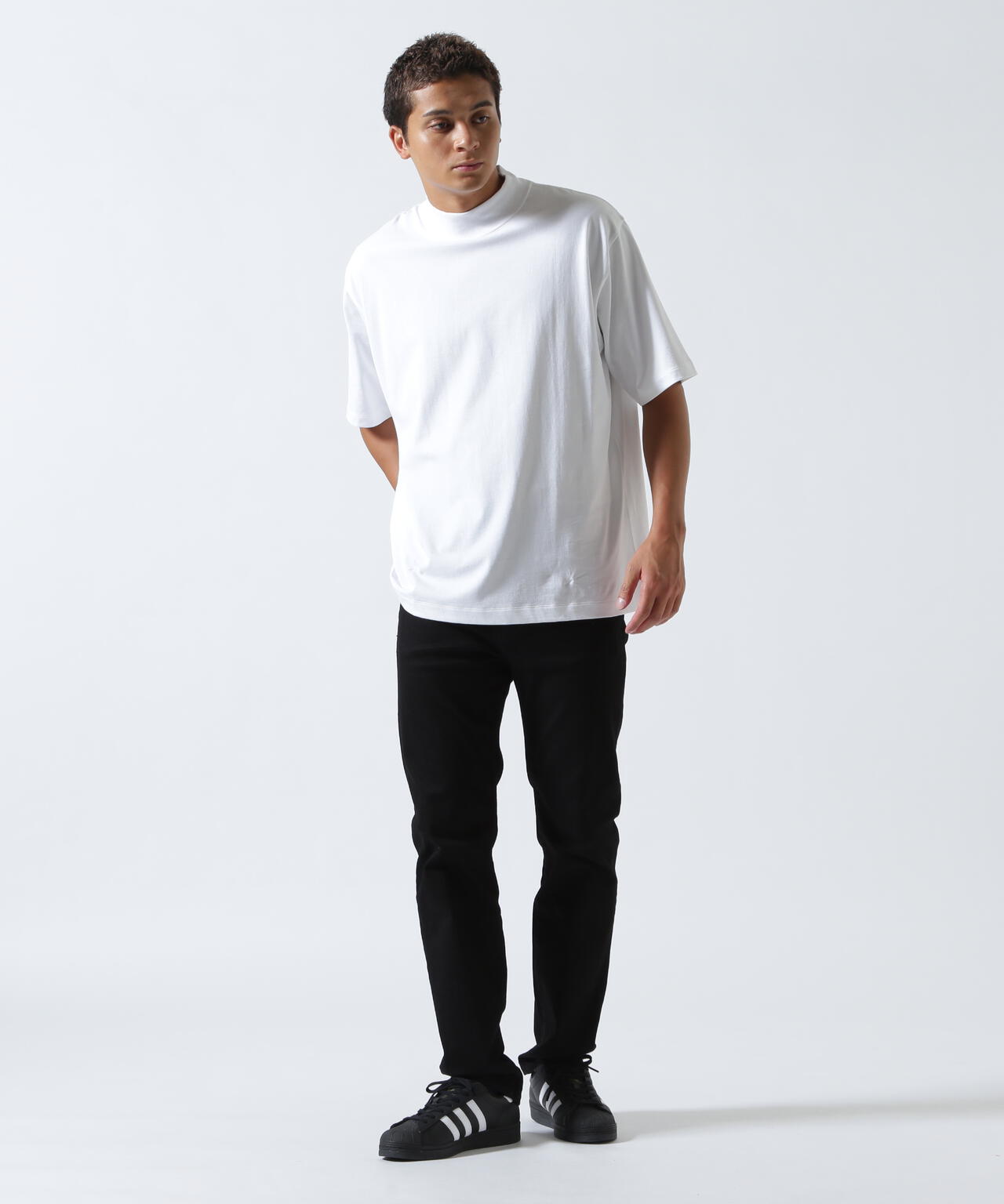 ATON (エイトン)DRY COTTON JERSEY | MOCKNECK T-SHIRT