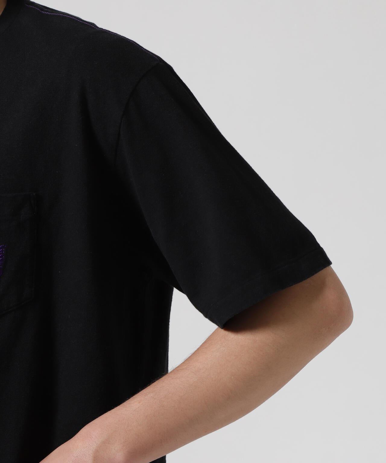 L/S Pocket Tee （NEEDLES） ブラック L NEEDLES(ニードルズ)L/S Pocket Tee - Cotton Jersey (RW348