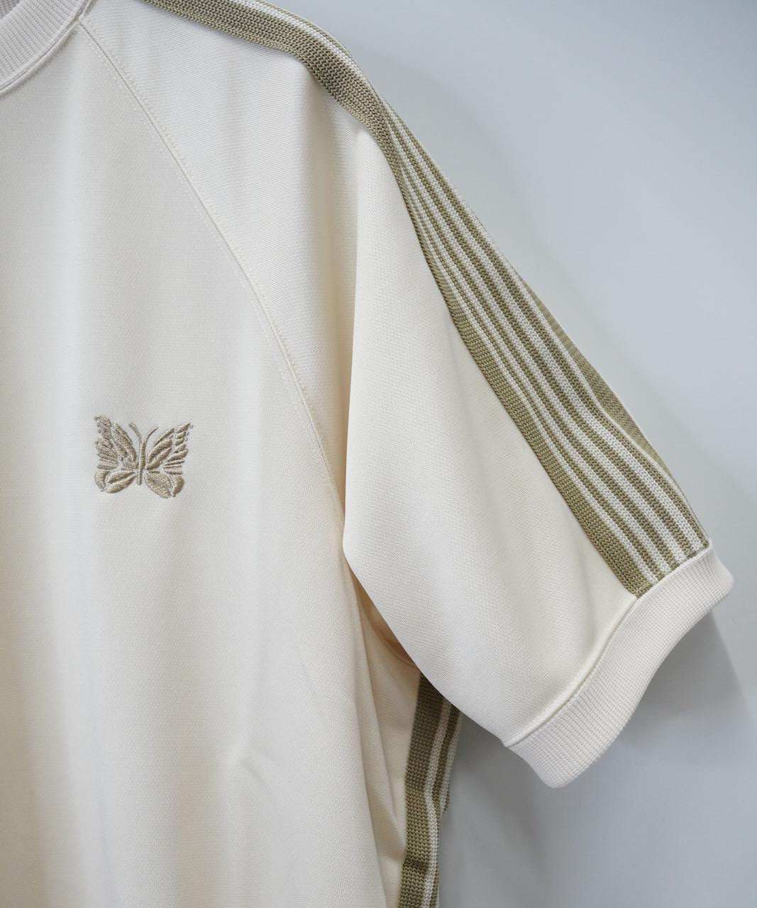 NEEDLES【B'2nd EXCLUSIVE】 S/S TRACK CREW NECK SHIRT - POLY SMOOTH