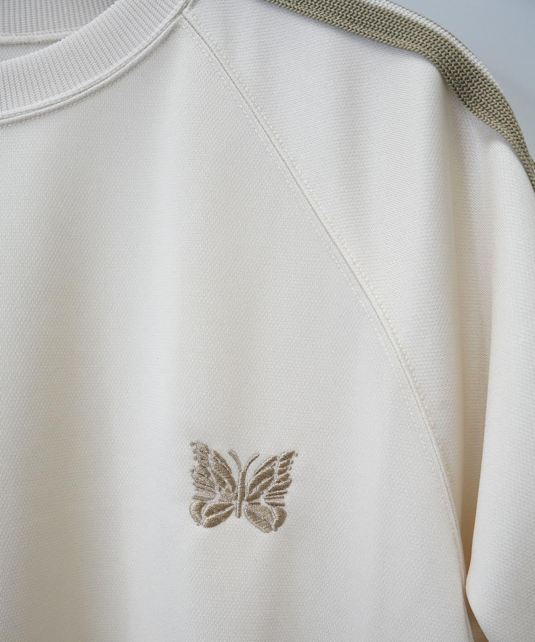 NEEDLES【B'2nd EXCLUSIVE】 S/S TRACK CREW NECK SHIRT - POLY SMOOTH