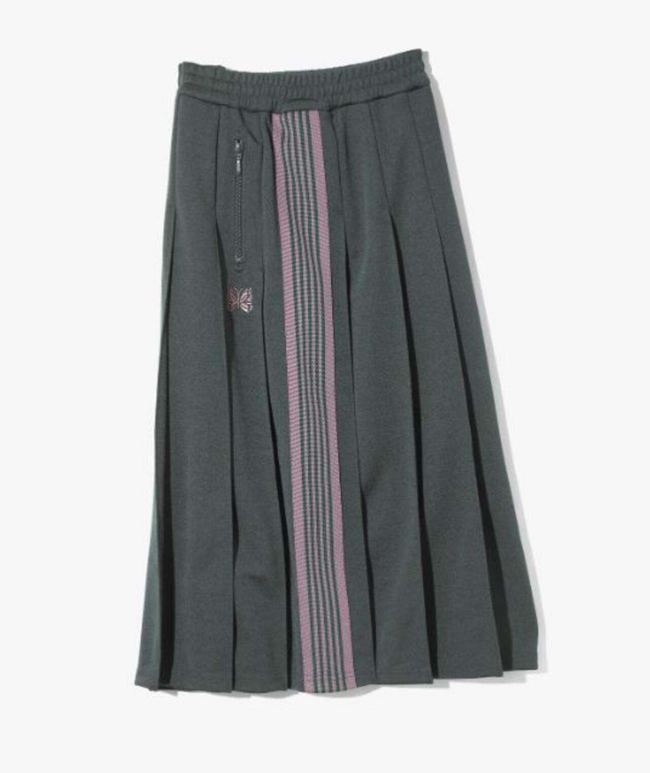 NEEDLES / ニードルズ / Pleated Track Skirt - Poly Smooth RW322