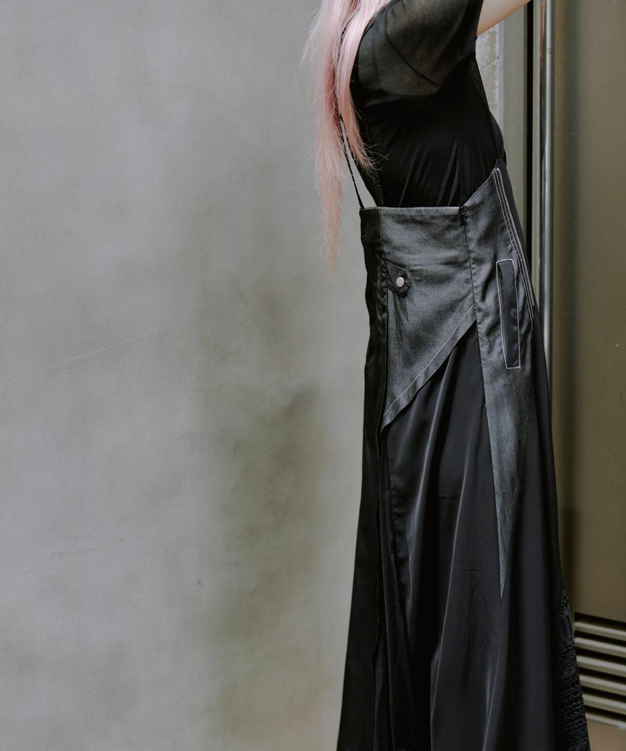 AULA AILA（アウラ アイラ）別注2WAYLACE MIX JUMPER SKIRT