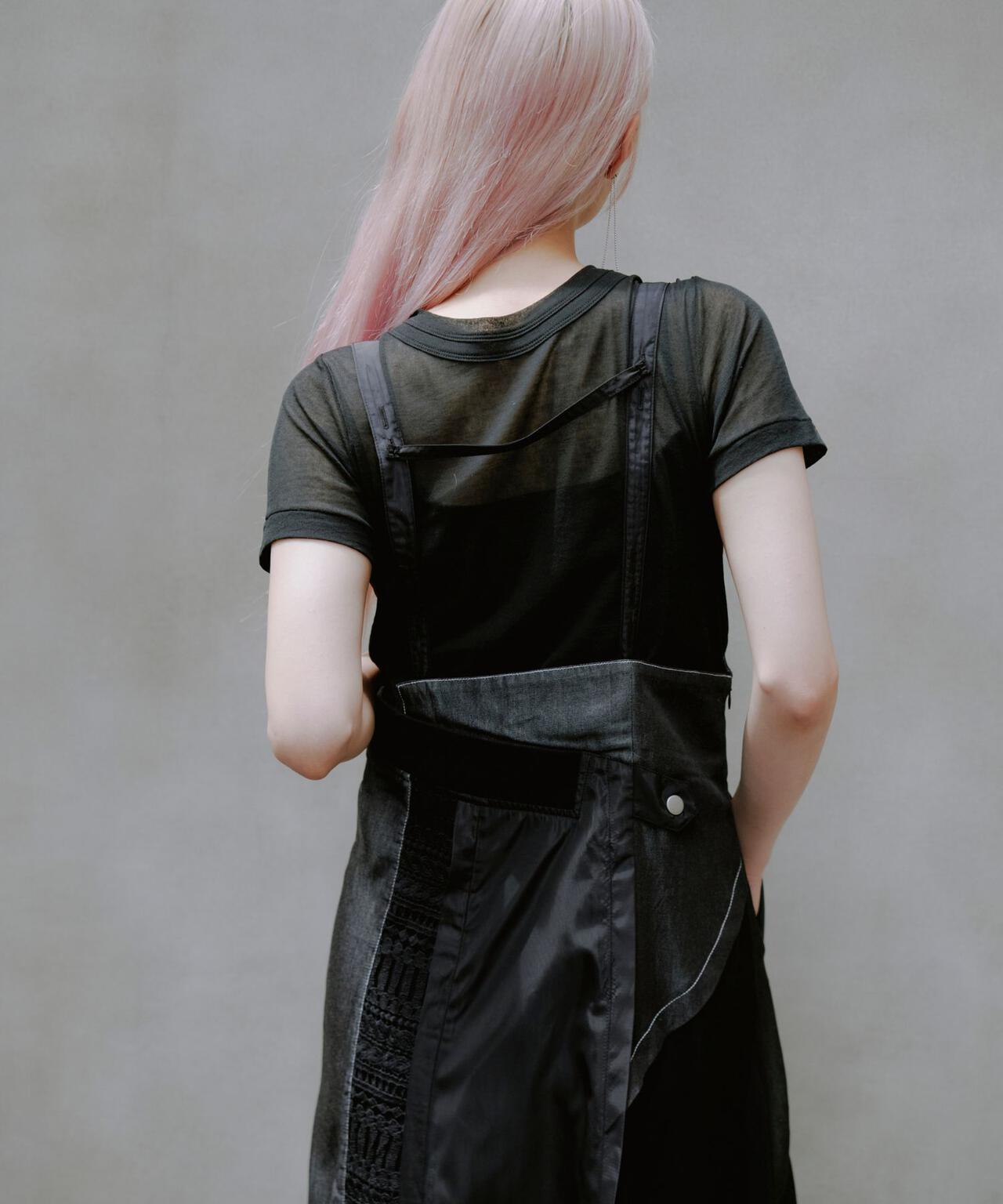 AULA AILA（アウラ アイラ）別注2WAYLACE MIX JUMPER SKIRT