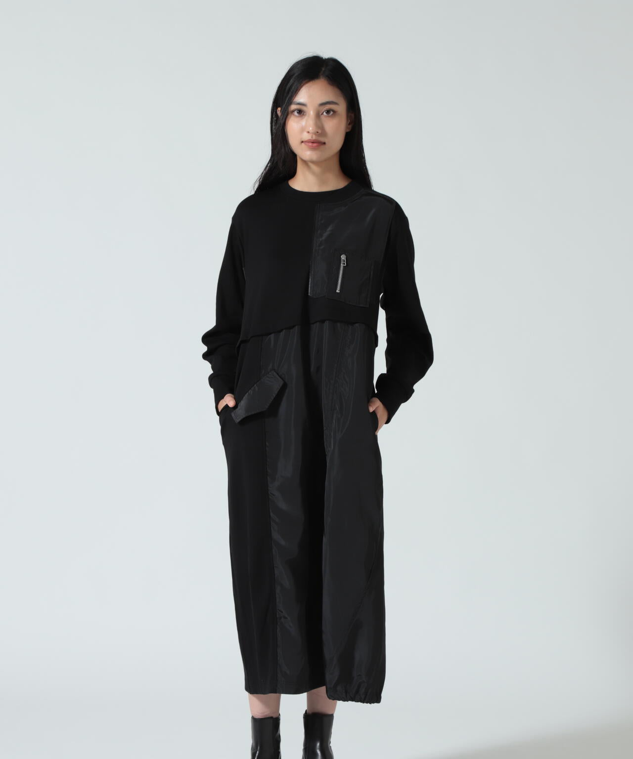 AULA AILA（アウラ アイラ）別注ミリタリーライクカットソーワンピース