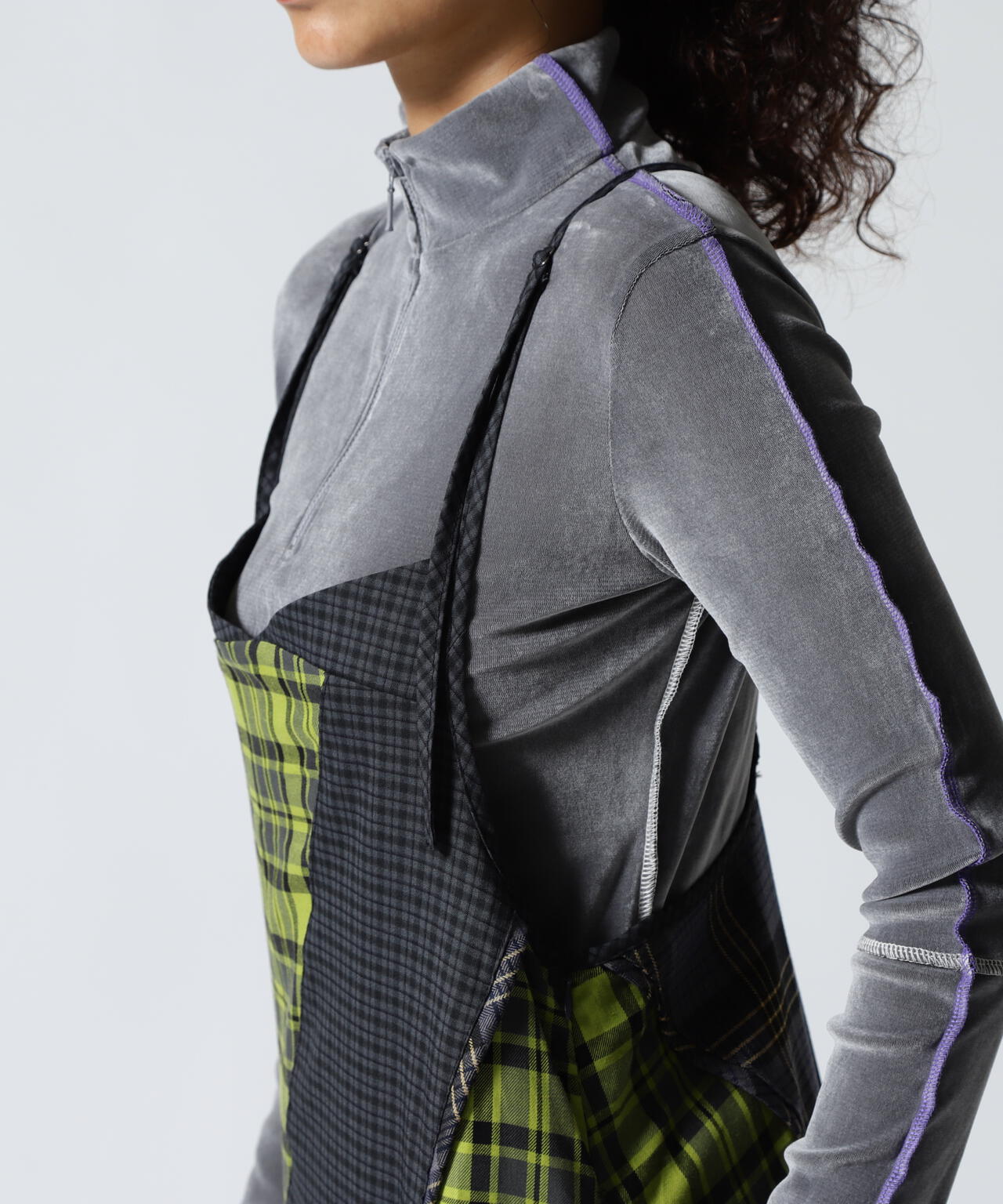 AULA AILA（アウラ アイラ）別注チェックジャンパースカート | B'2nd