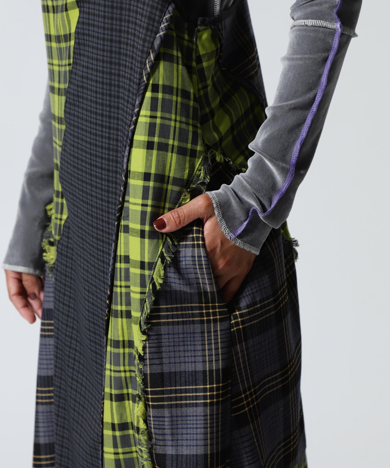 ビーセカンド（B’2nd）/AULA AILA（アウラ アイラ）別注チェックジャンパースカート AULA AILA（アウラ アイラ）別注チェックジャンパースカート | B'2nd