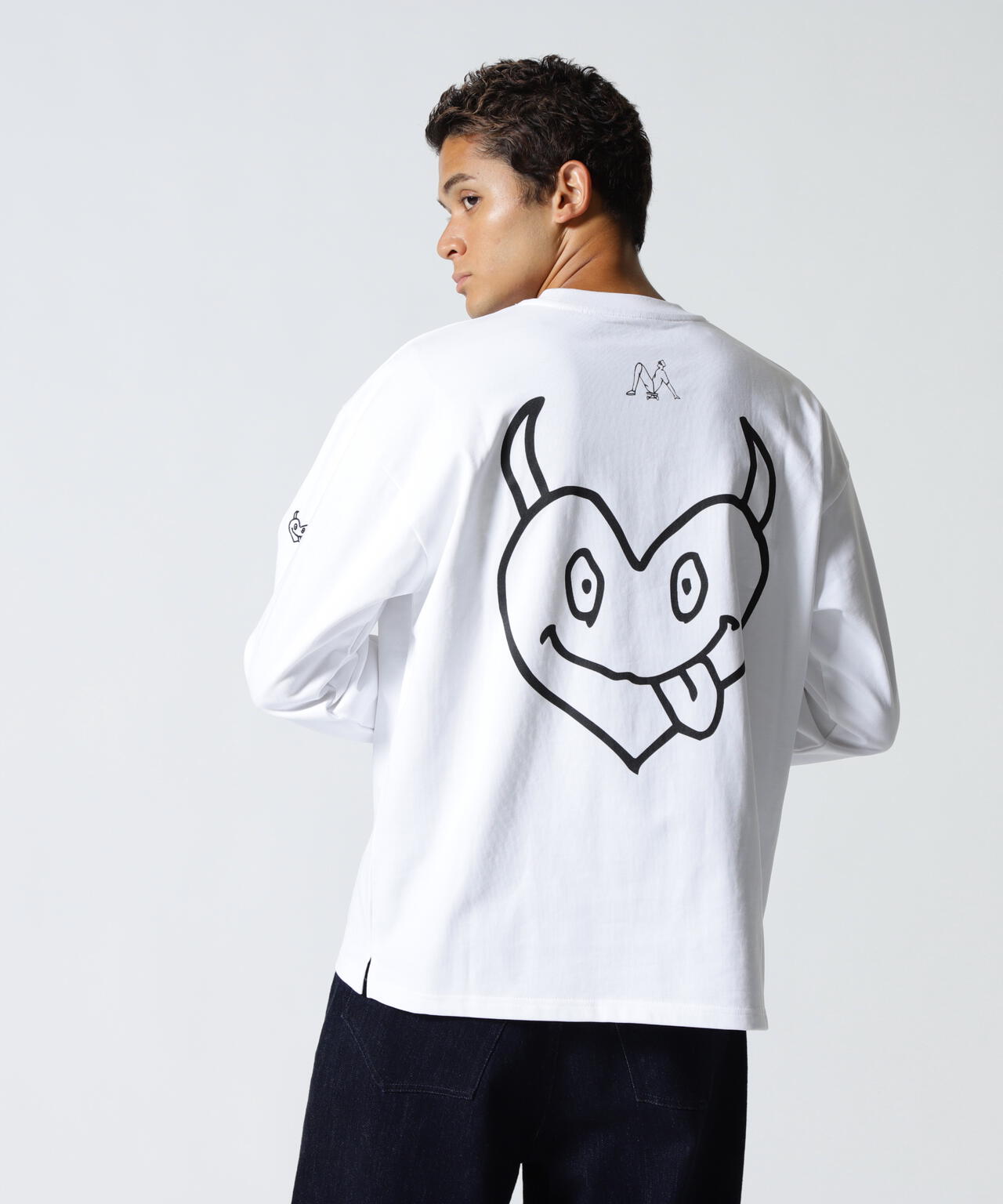 ビーセカンド（B’2nd）/maxsix(マックスシックス）DOUBLE HERT L／S TEE maxsix(マックスシックス）DOUBLE HERT L/S TEE | B'2nd（ビーセカンド