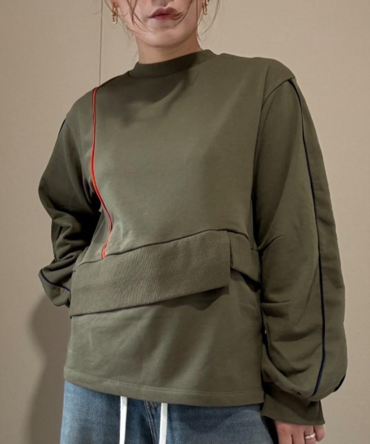 AULA AILA（アウラ アイラ）別注パイピングプルオーバー