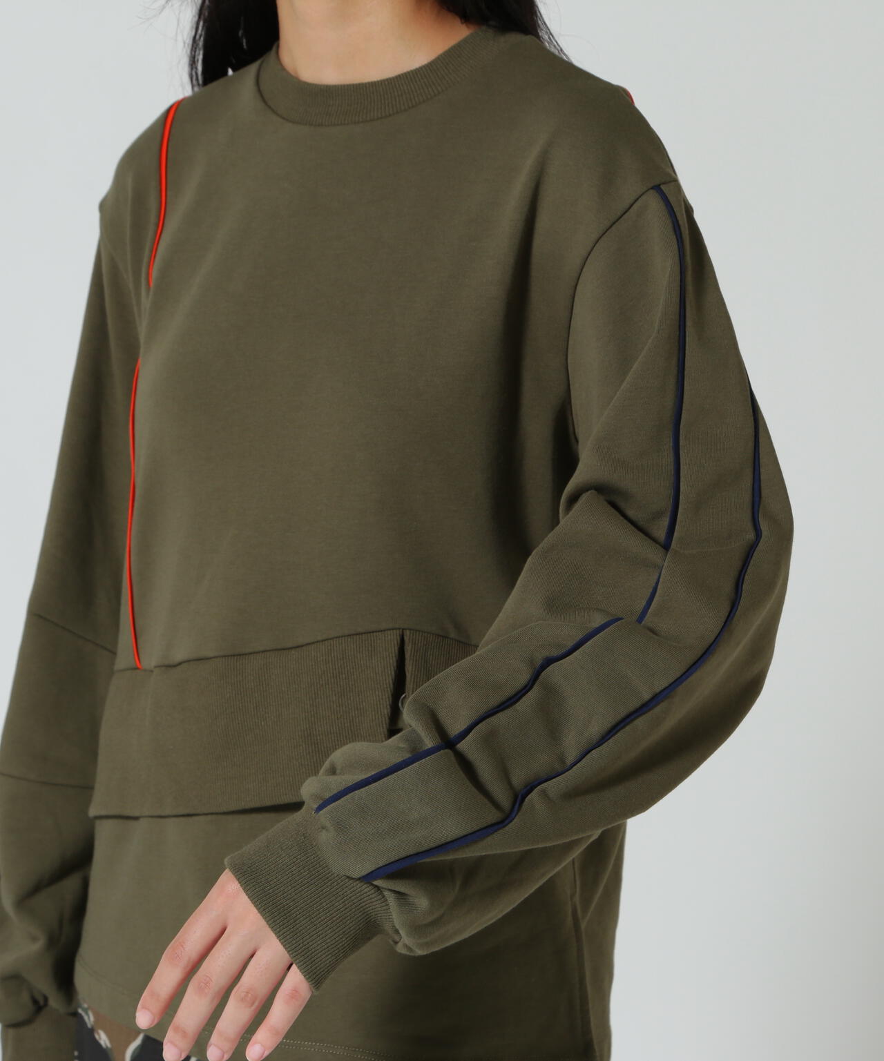 AULA AILA（アウラ アイラ）別注パイピングプルオーバー