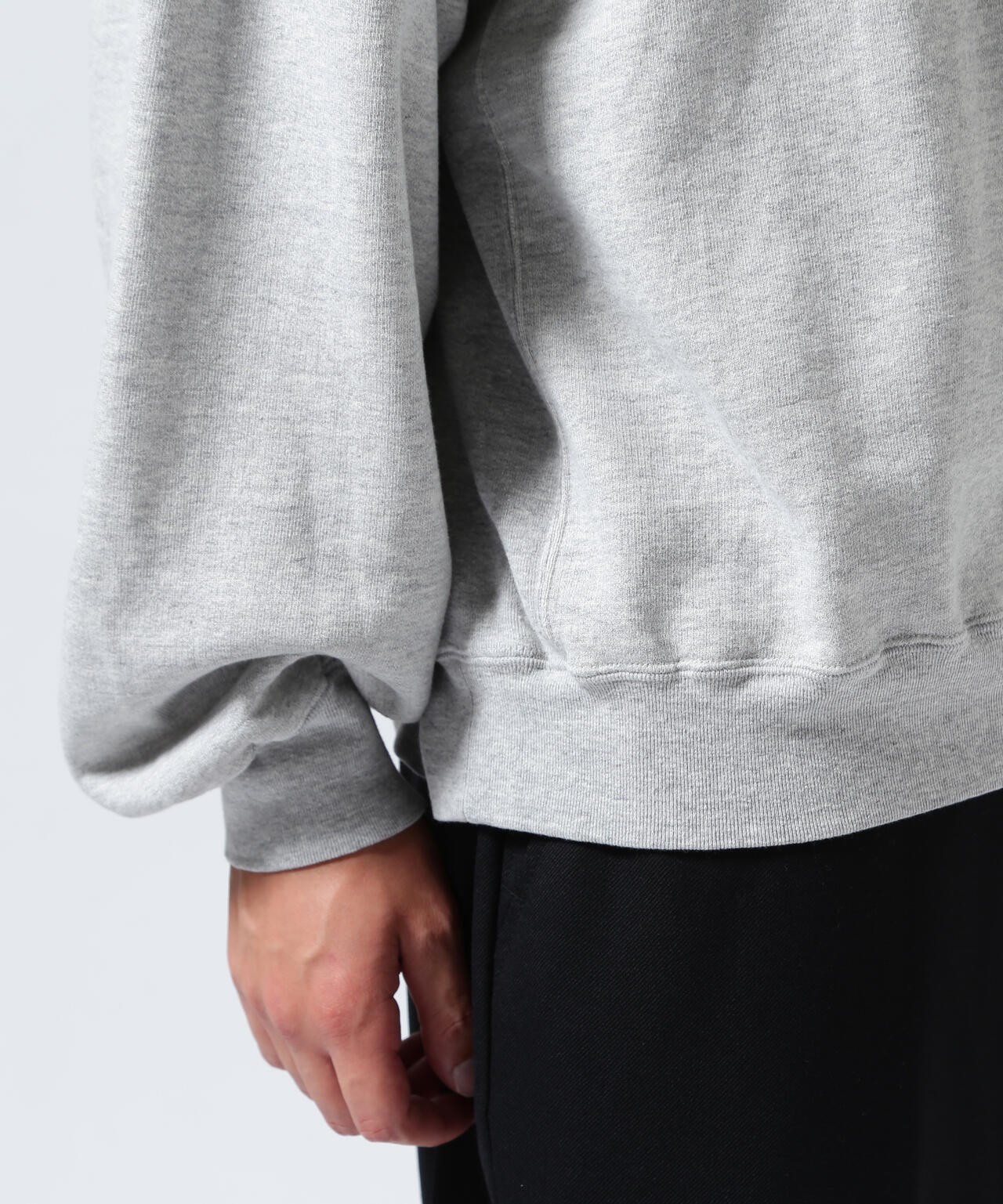 REMI RELIEF / ロングウォッシュ加工 別注3飛び裏毛クルースウェット(ILLINOIS)