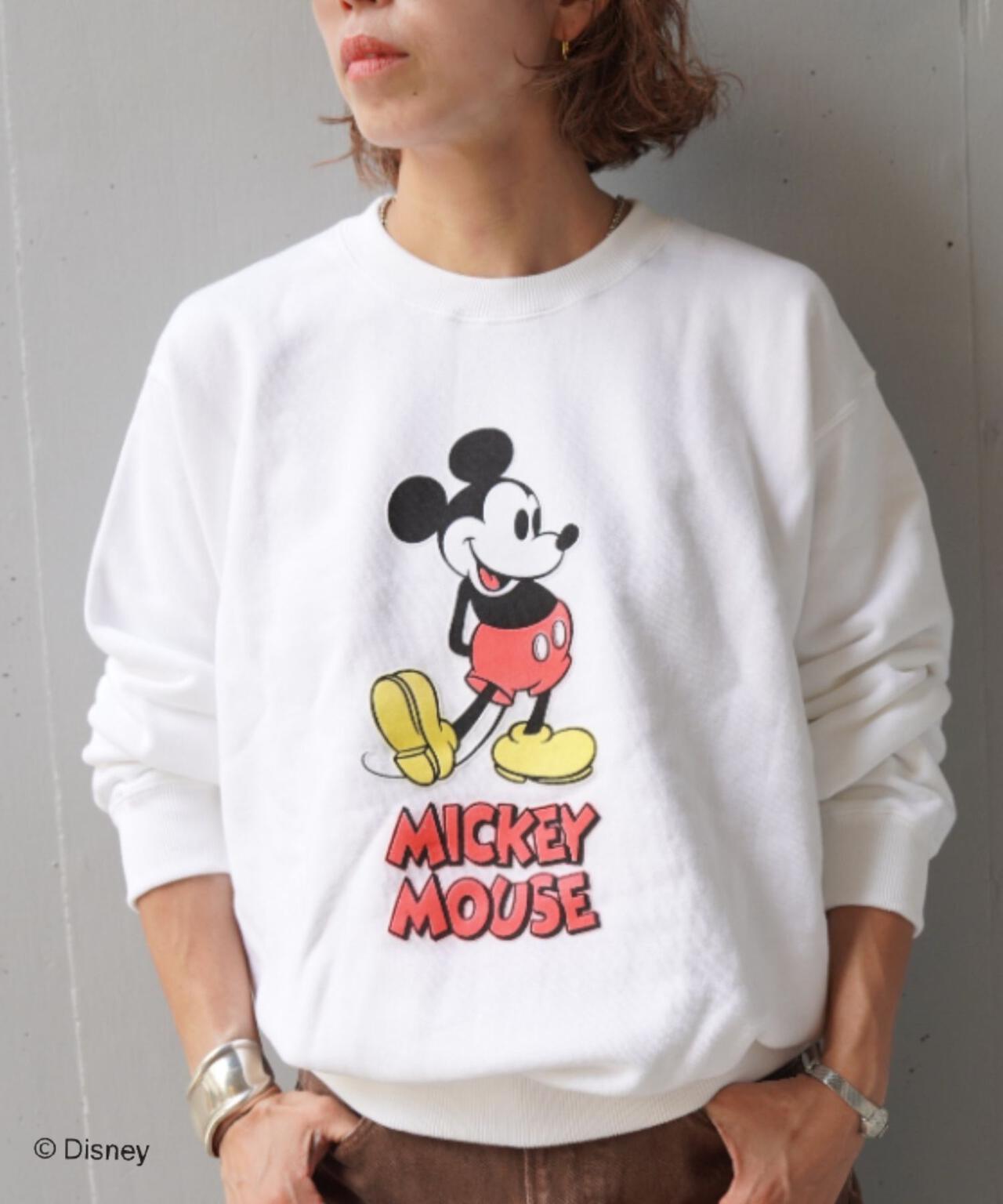 GOOD ROCK SPEED (グッドロックスピード) 別注/ミッキー/フロッキースウェット/UNISEX