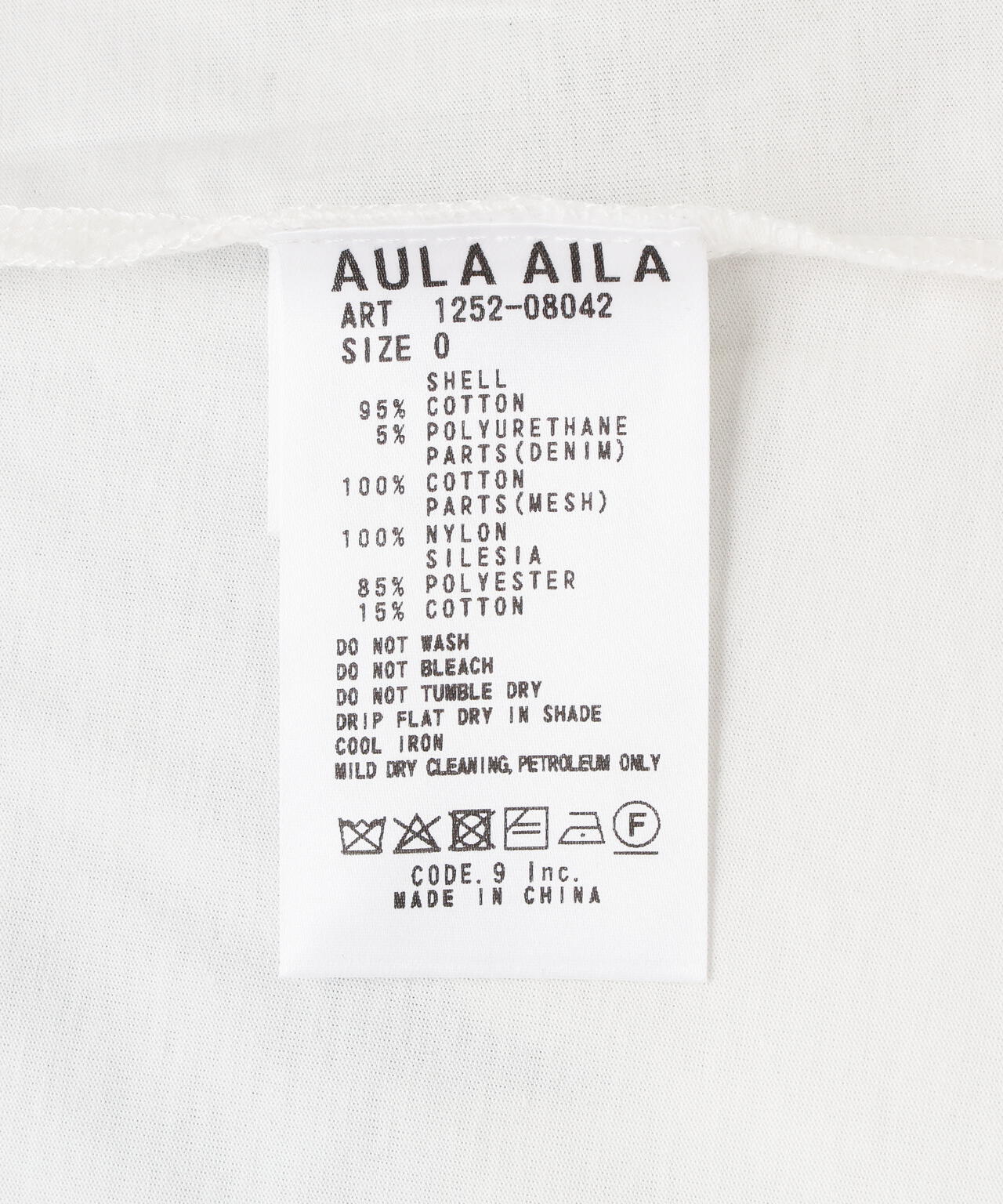 AULA AILA（アウラ アイラ）別注デニムレイヤードＴシャツ