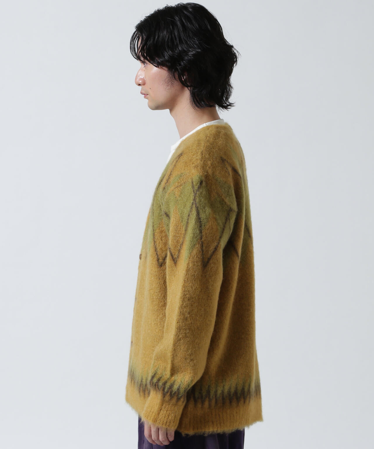 NEEDLES / ニードルズ / Mohair Cardigan - Argyle | B'2nd（ビー