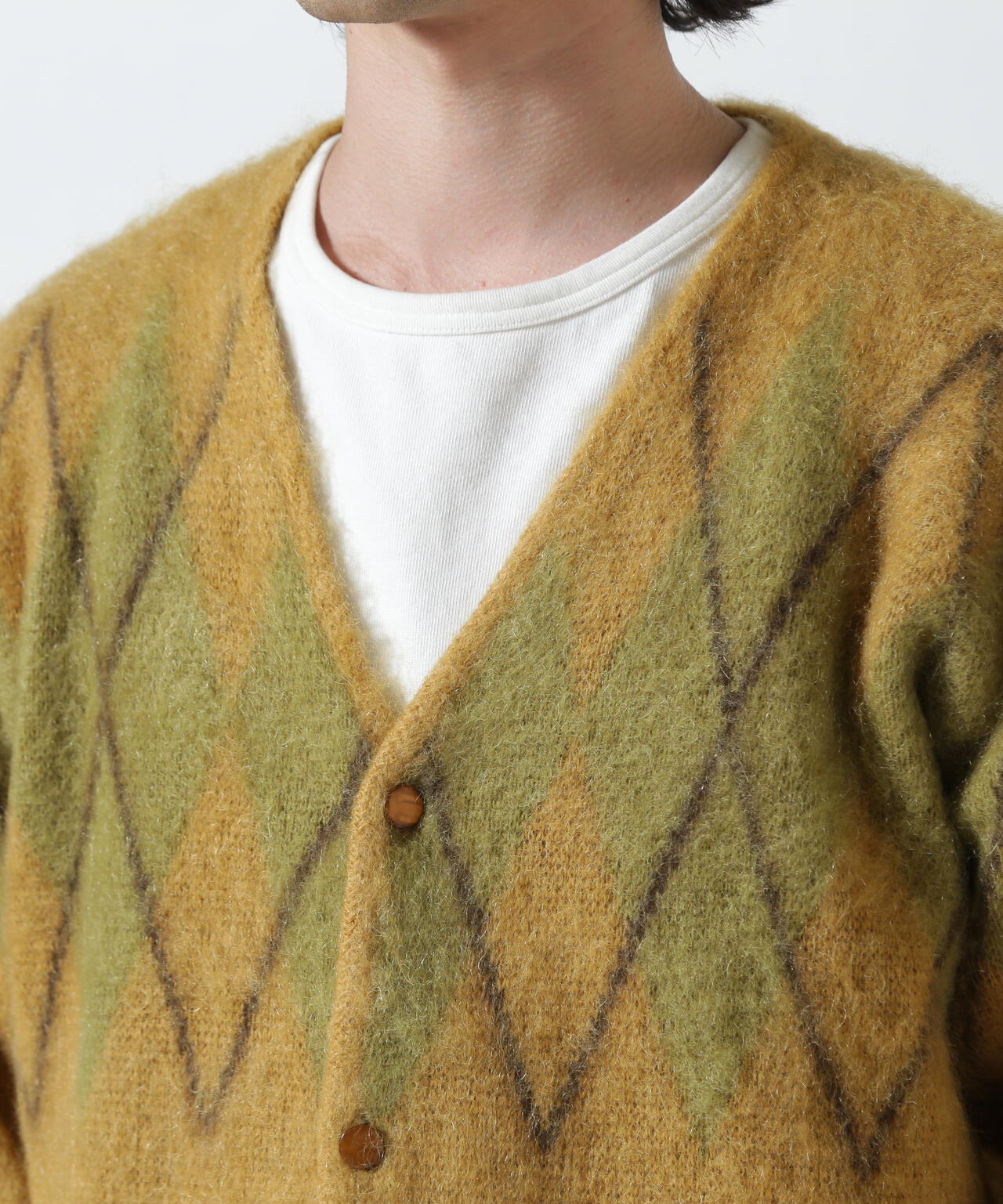 NEEDLES / ニードルズ / Mohair Cardigan - Argyle | B'2nd（ビー