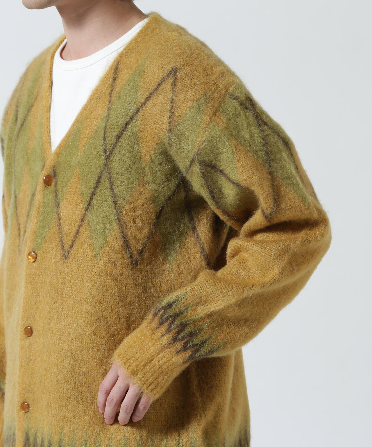 NEEDLES / ニードルズ / Mohair Cardigan - Argyle | B'2nd（ビー