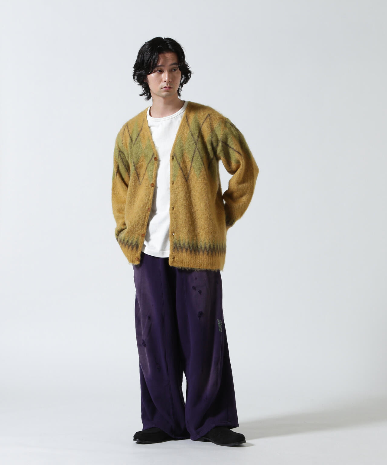 NEEDLES / ニードルズ / Mohair Cardigan - Argyle | B'2nd（ビー