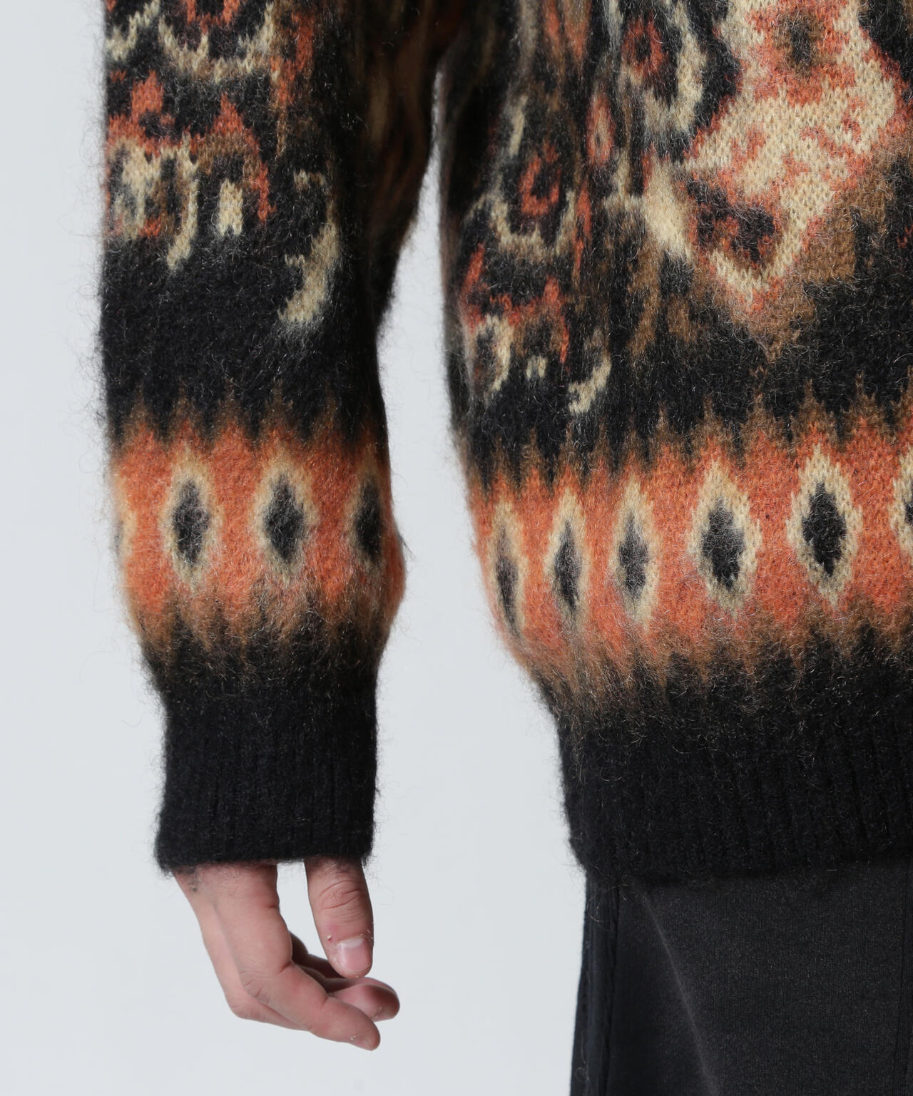 Needles ニードルズ Mohair Cardigan L ダークブラウン Needles ニードルズ Mohair Cardigan L ダークブラウン Needles