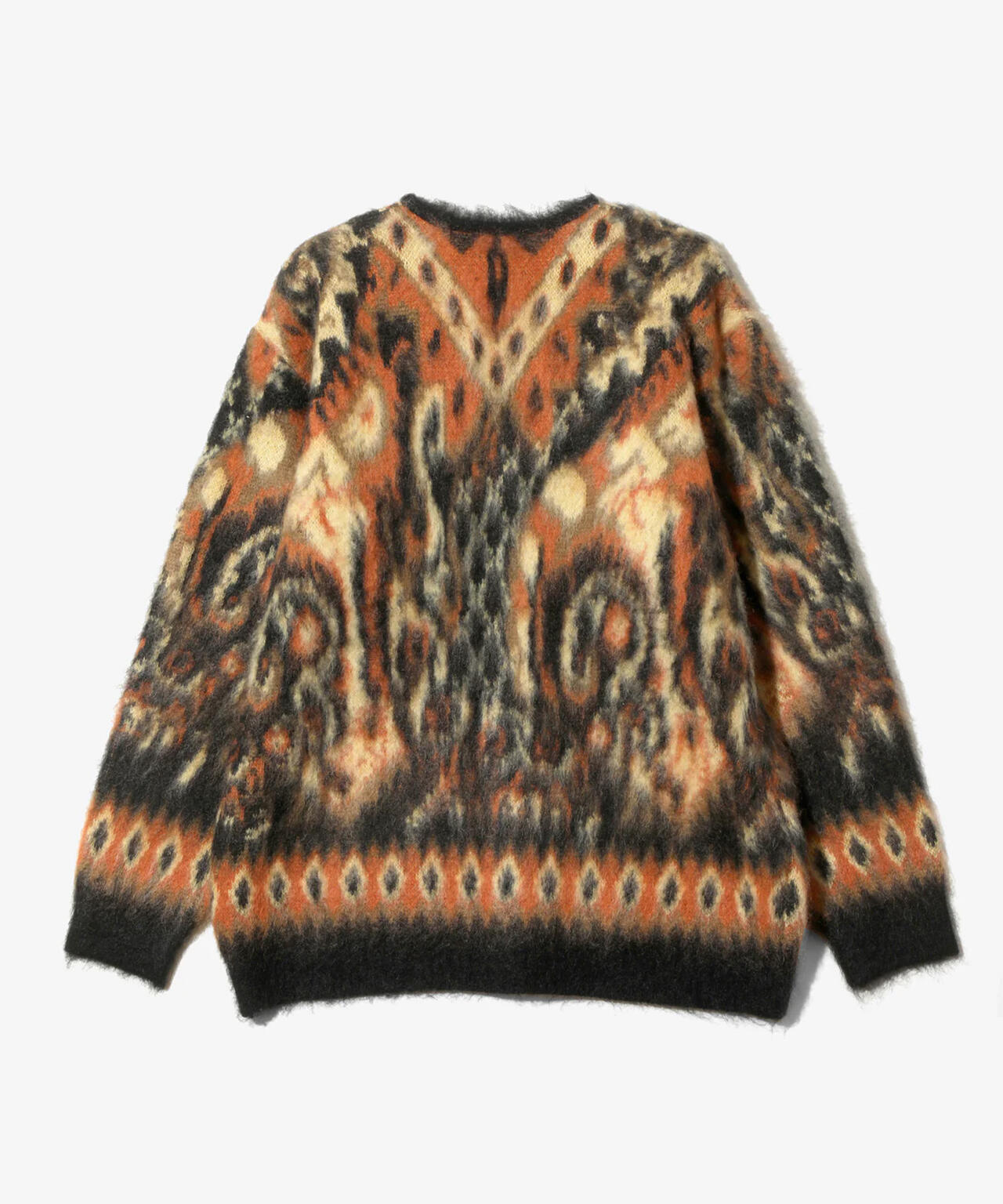 Needles ニードルズ Mohair Cardigan L ダークブラウン 23FW】Needles ニードルズ モヘアカーディガン フラワー 