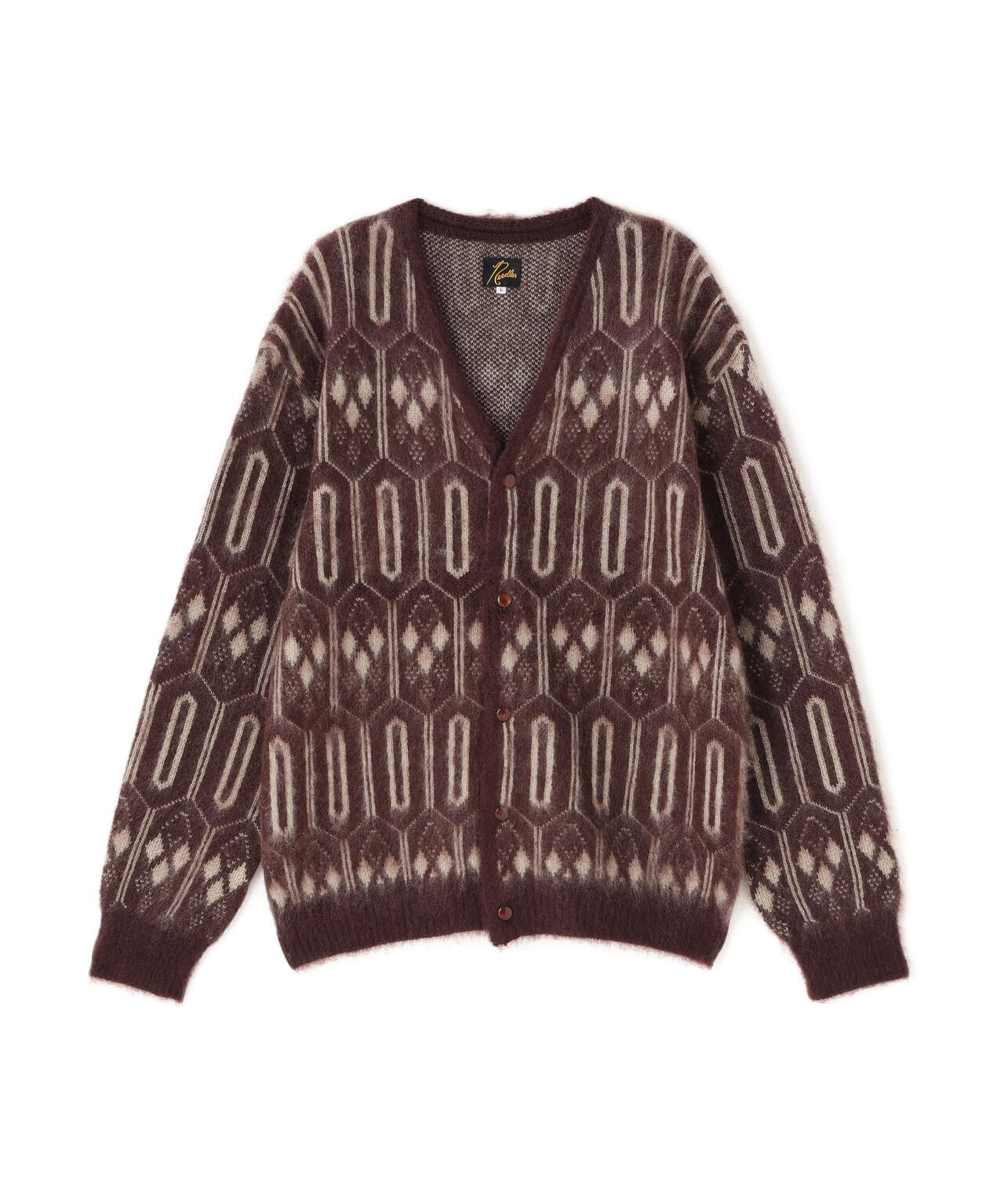 Needles ニードルズ Mohair Cardigan L ダークブラウン Needles ニードルズ Mohair Cardigan L ダークブラウン Needles