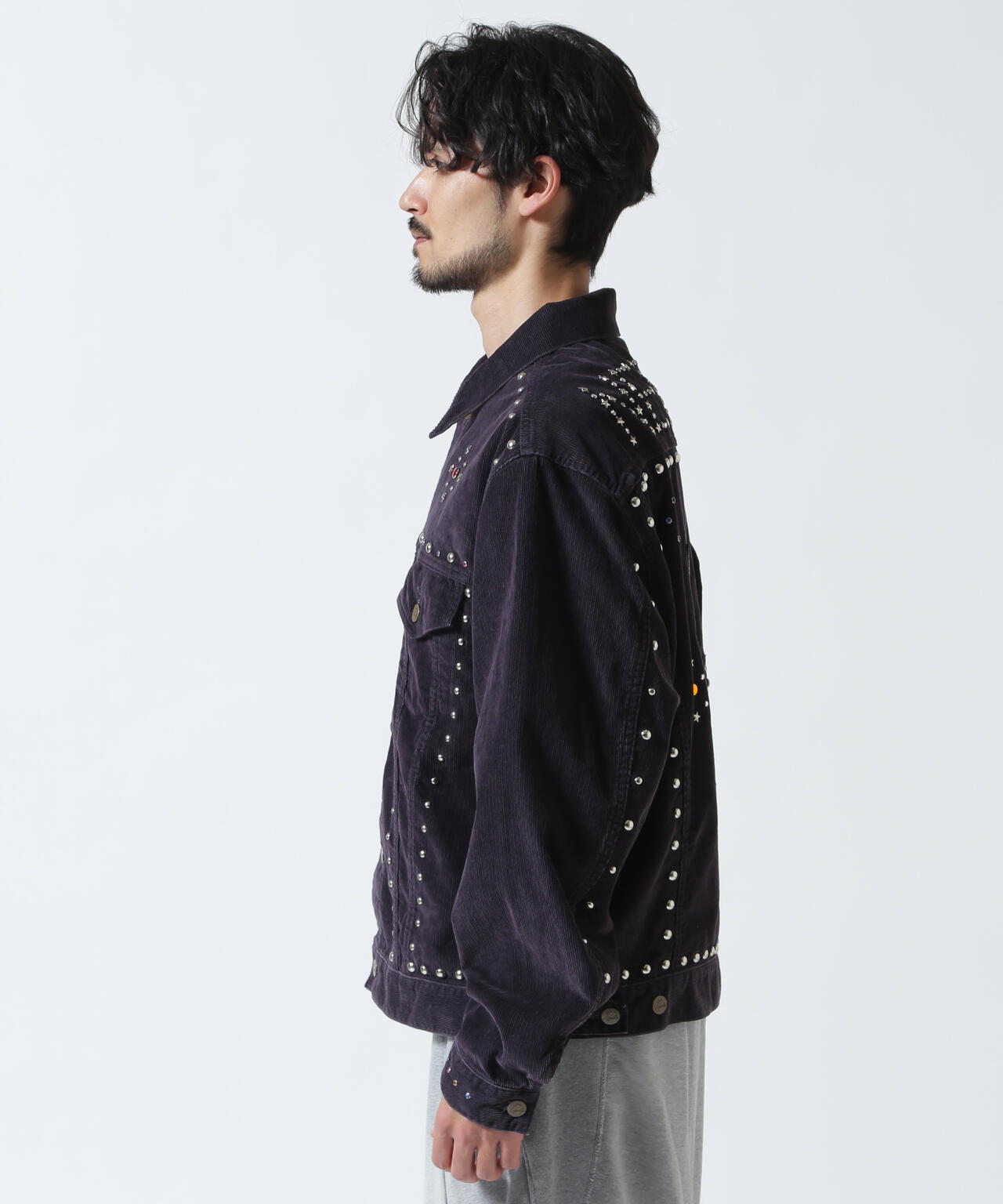 NEEDLES / ニードルズ / Studded Jean Jacket - 14W Corduroy | B'2nd