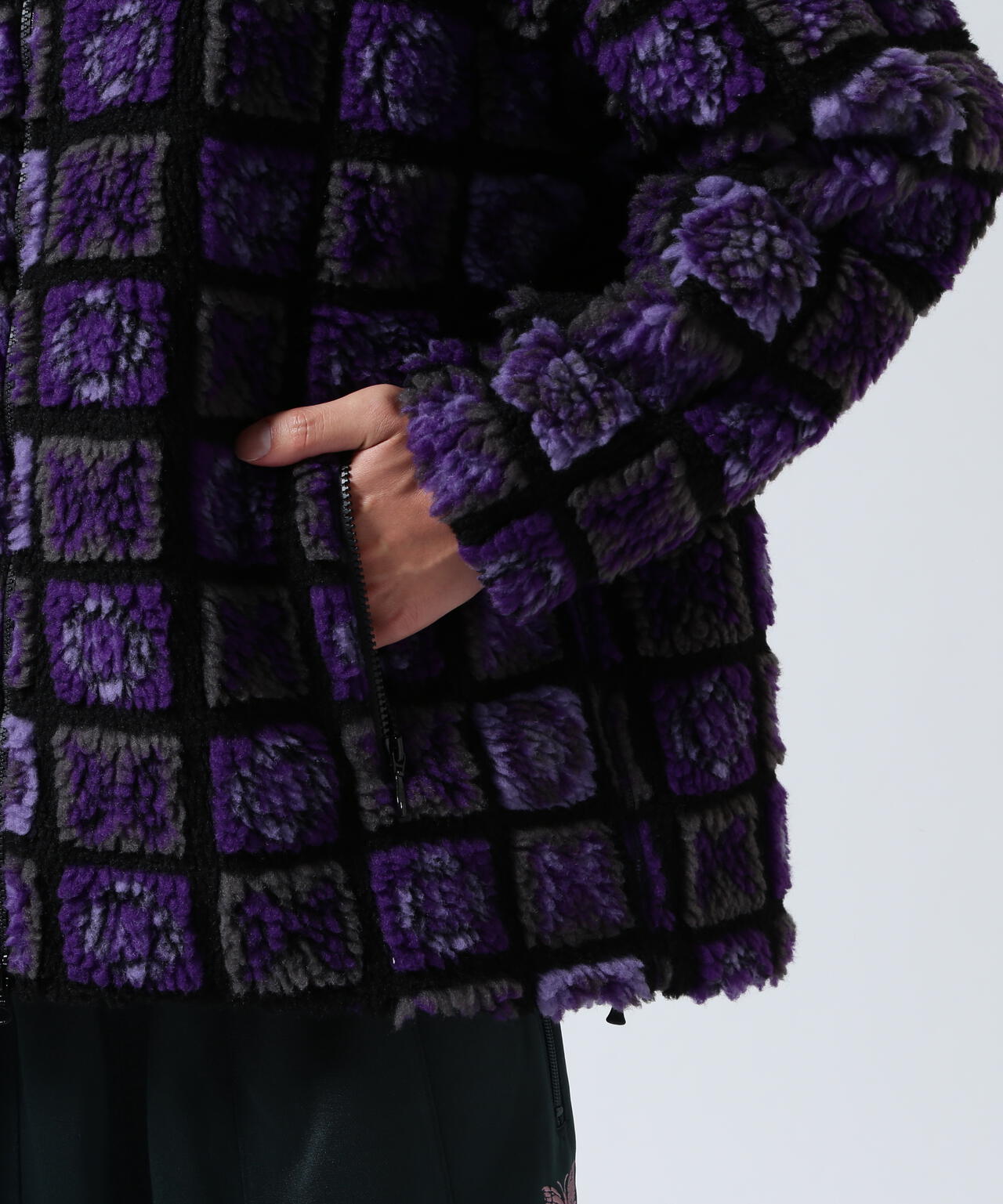 NEEDLES / ニードルズ / Fur Jacket - Papillon Plaid Pile