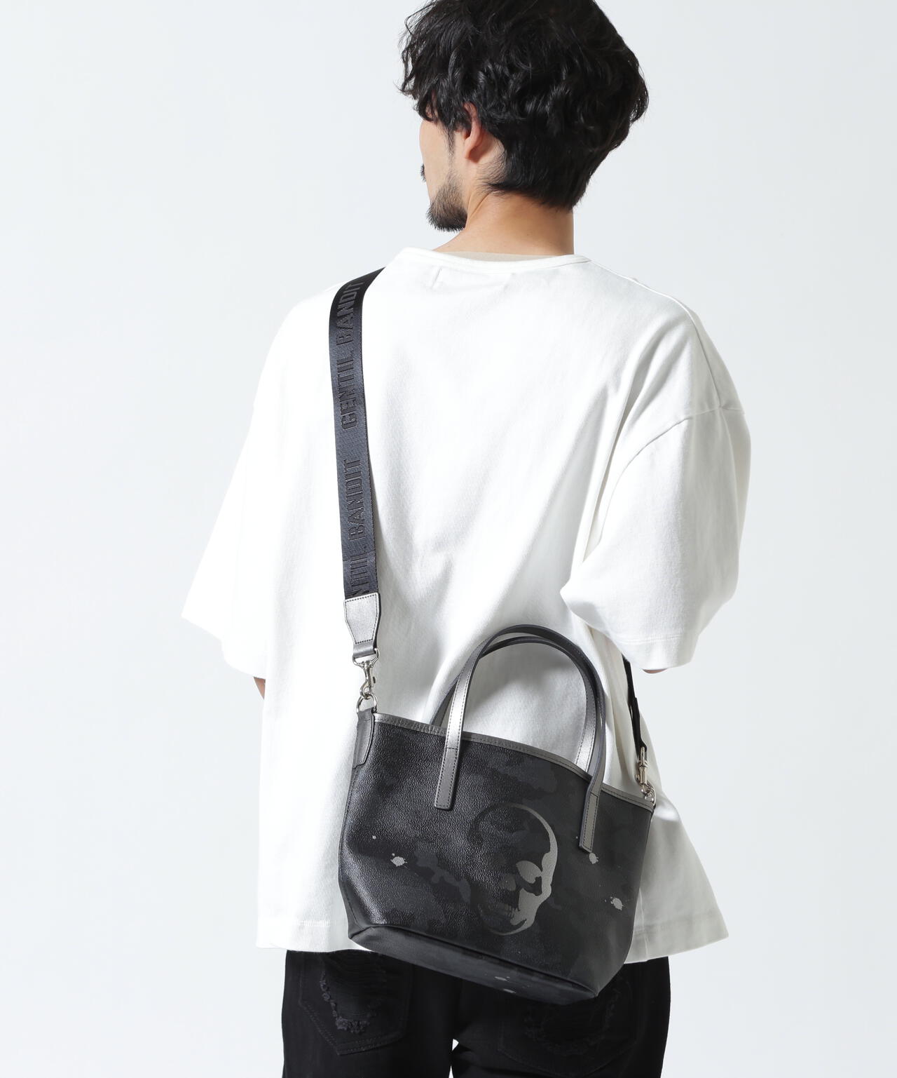 GENTIL BANDIT x lucien pellat-finet/14周年トートバッグPM | B