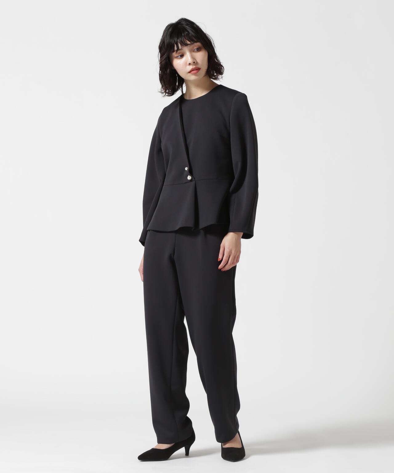 kaene(カエン) ハイストレッチパンツ/008222/フォーマル/セレモニー