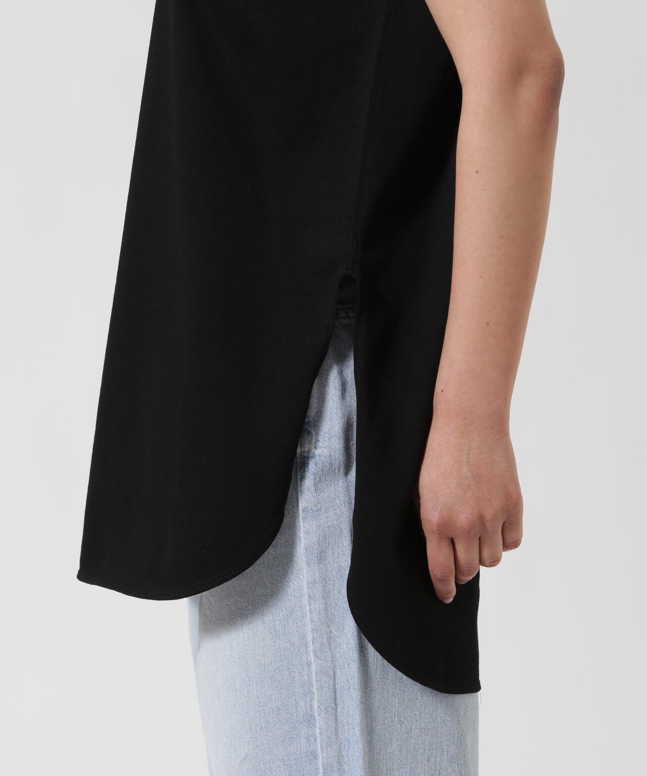 ATON (エイトン) 12/- AIR SPININNG / ROUND HEM TANKTOP