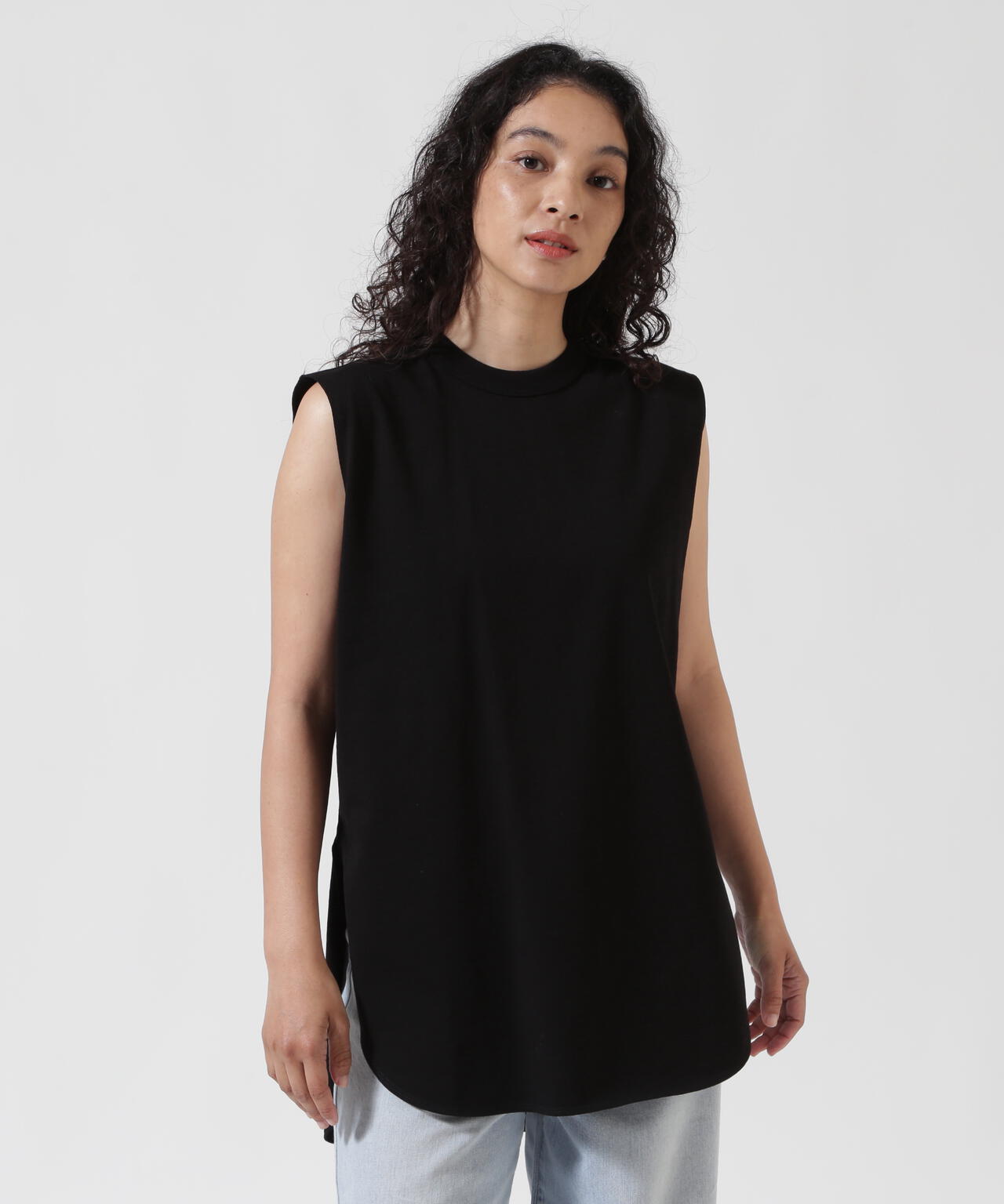 ATON (エイトン) 12/- AIR SPININNG / ROUND HEM TANKTOP