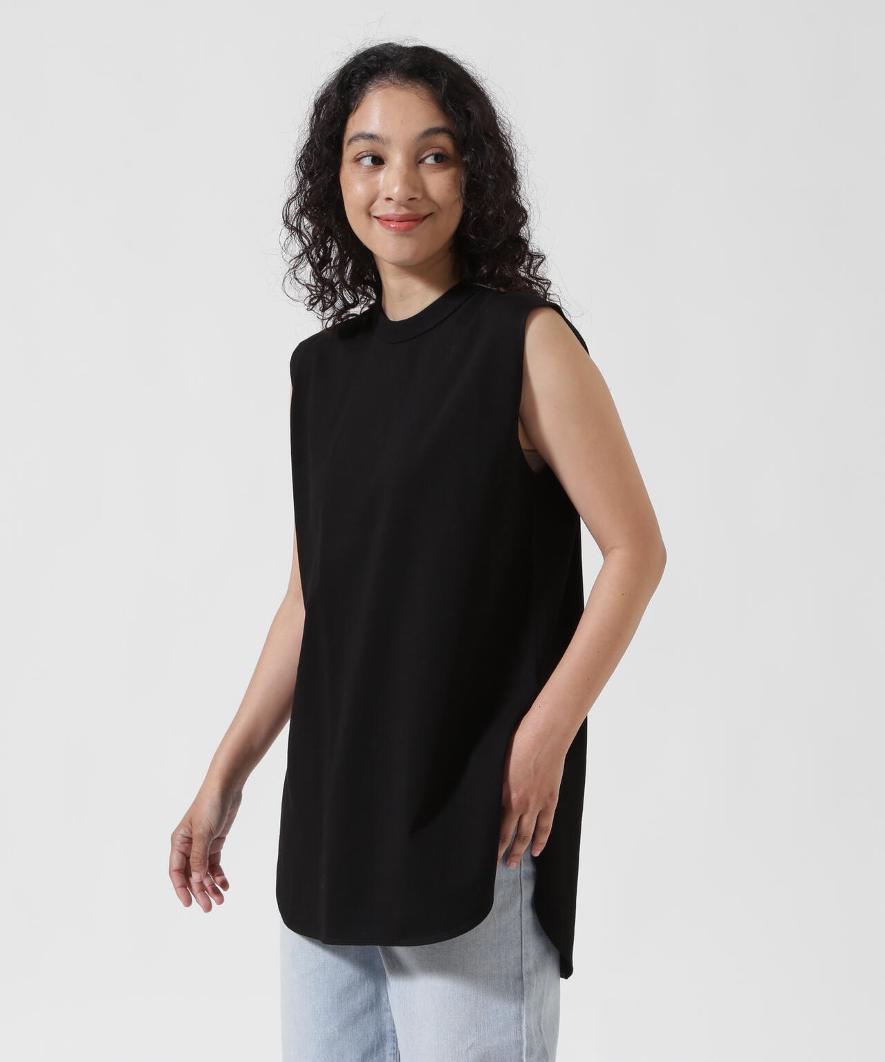 ATON (エイトン) 12/- AIR SPININNG / ROUND HEM TANKTOP