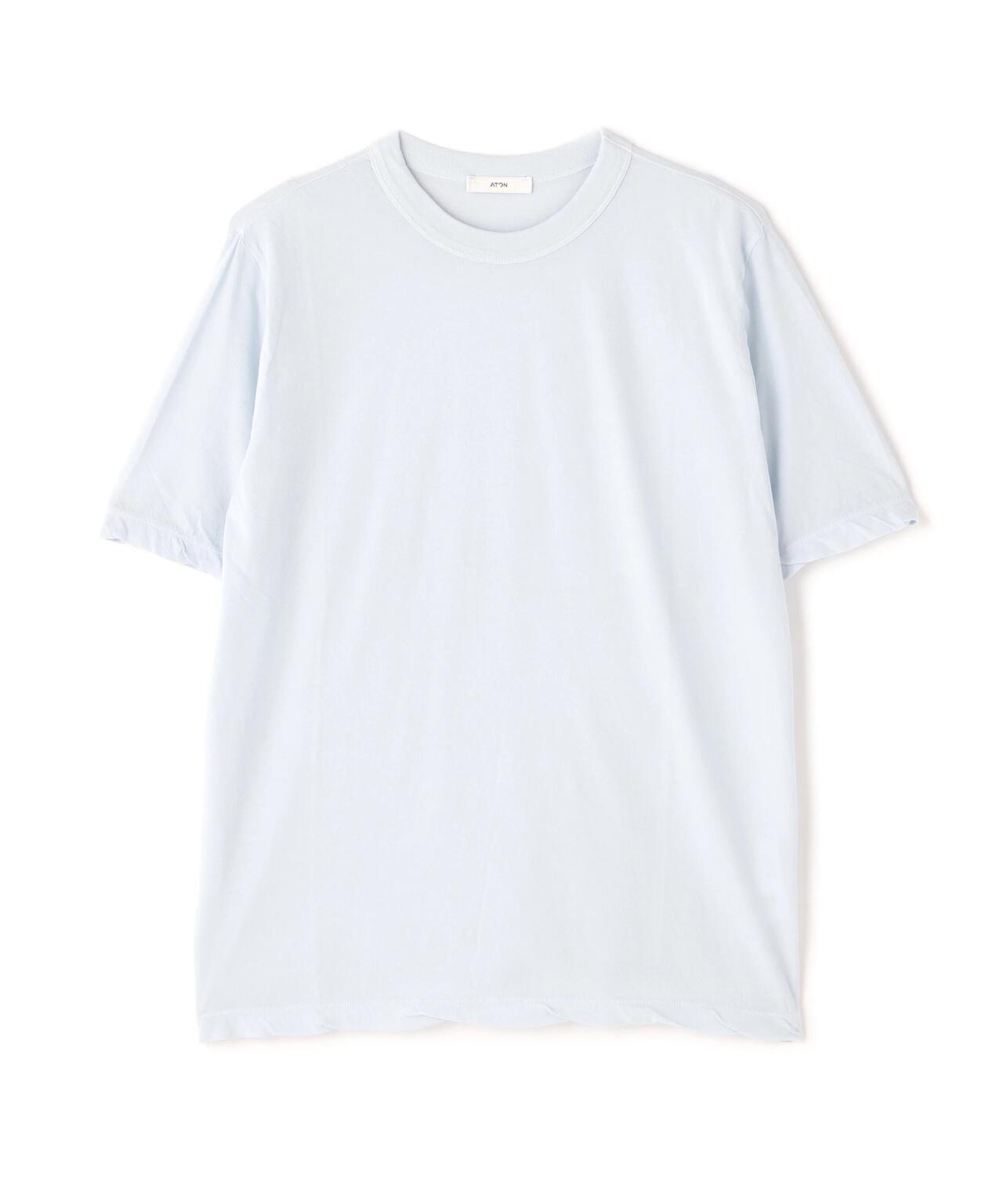【新品・紙タグ付】ATONのFRESCA SINGLE JERSEY T FRESCA SINGLE JERSEY STANDARD T-SHIRT(1 WHITE): ATON: WOMENS｜THE