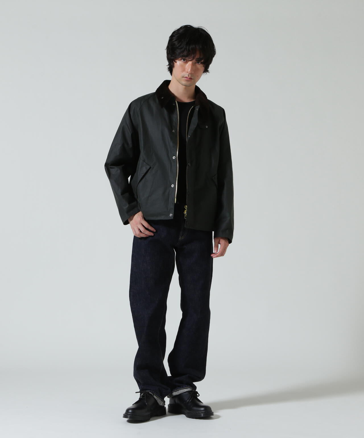 Barbour OS TRANSPORT WAX JKT トランスポート Barbour『OS TRANSPORT WAX』(SAGE) – Reggieshop
