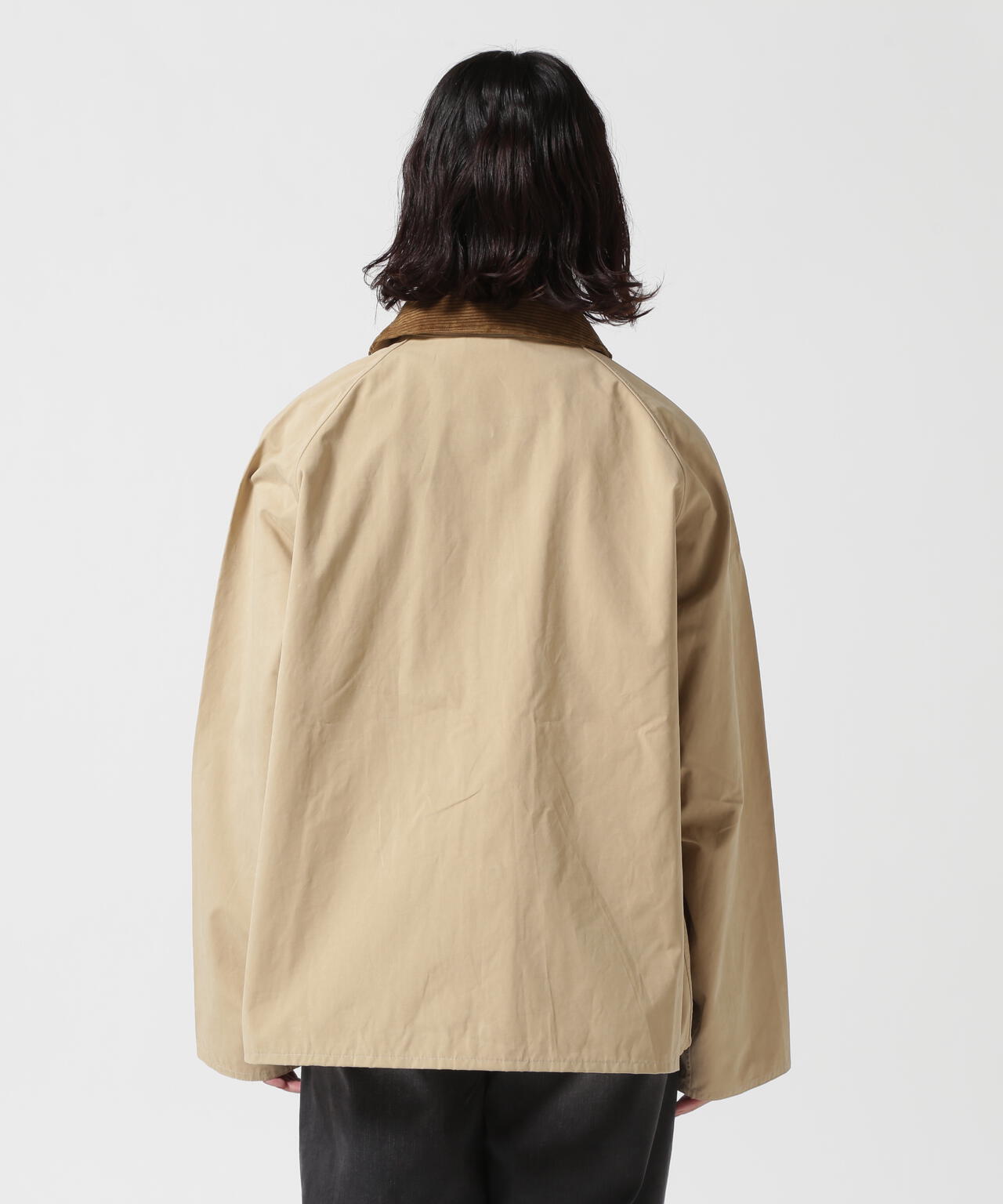 Barbour Transport ピーチドコットンジャケット Barbour（バブアー）の「Barbour × BEAMS F / 別注 TRANSPORT JACKET