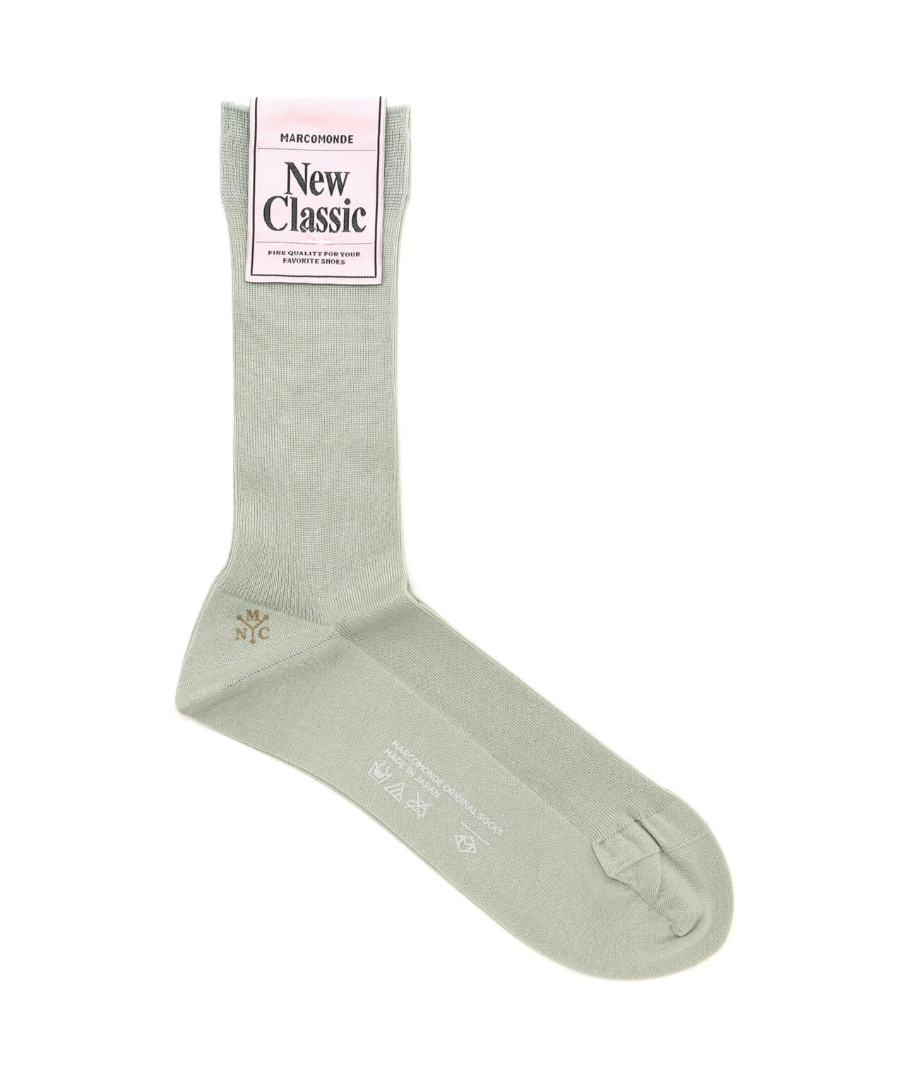 MARCOMONDE（マルコモンド）fine gauge cotton ribbed socks 23
