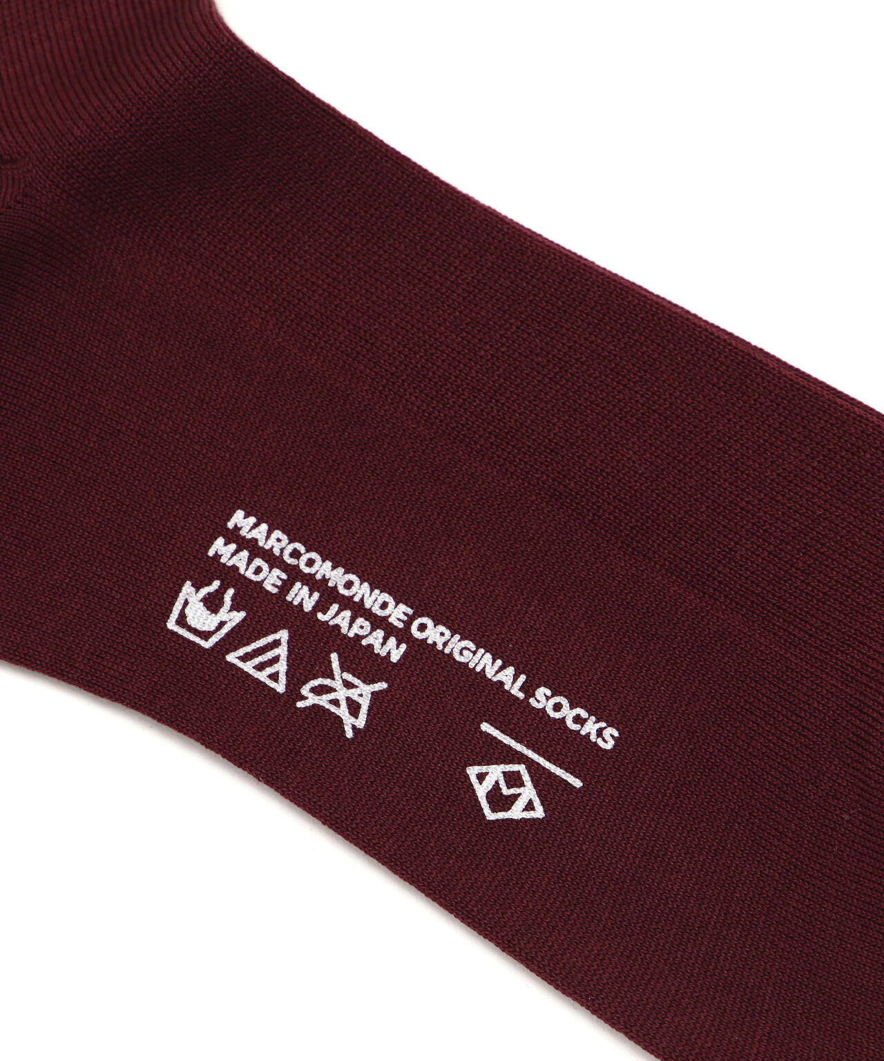 MARCOMONDE（マルコモンド）fine gauge cotton ribbed socks 23