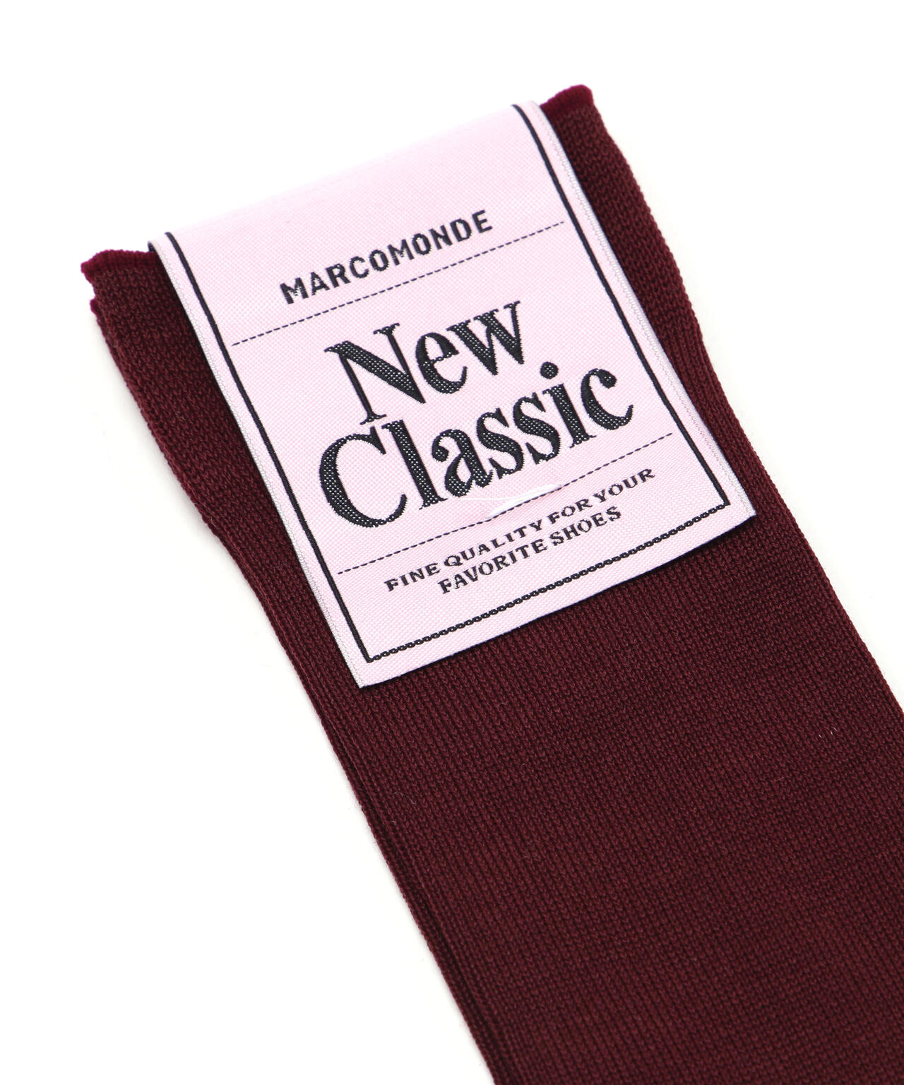 MARCOMONDE（マルコモンド）fine gauge cotton ribbed socks 23