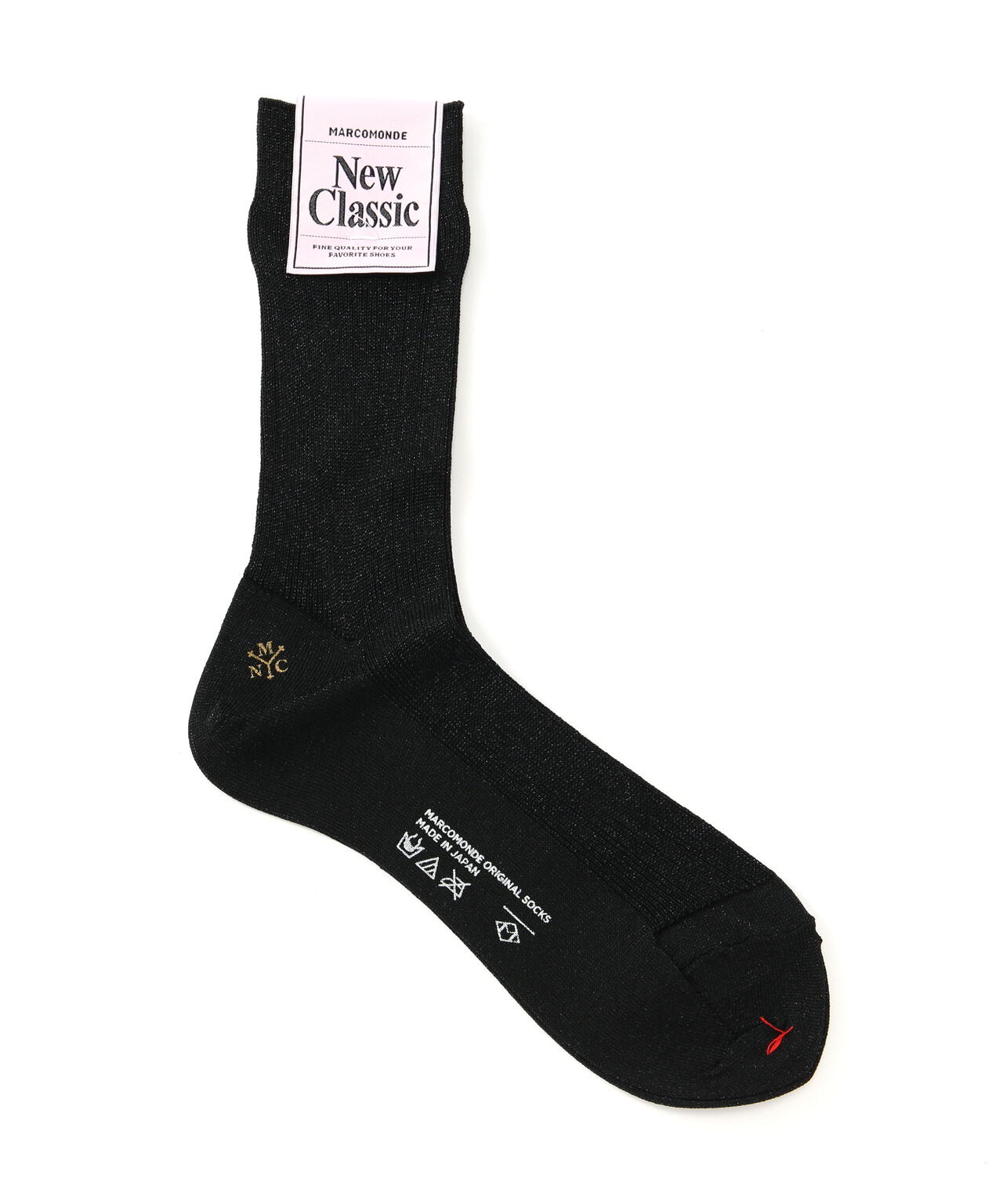 MARCOMONDE（マルコモンド）glitter ribbed socks 20
