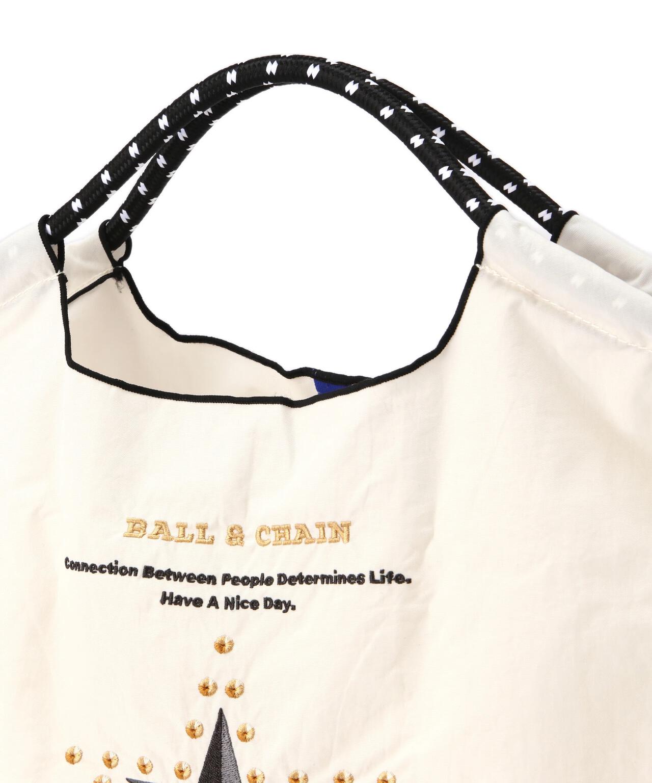 くらはしれい Ball＆Chain バッグ Ball&Chain(ボールアンドチェーン) C.CARNIVAL/Mサイズ/刺繍バッグ | B